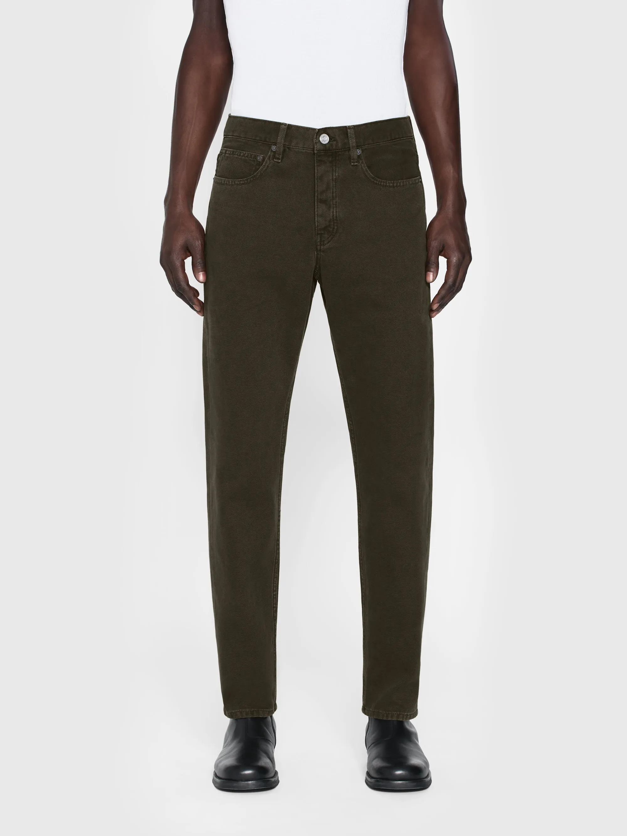 The Straight Jean -- Dark Chocolate sold by Frame Denim product image thumbnail 2