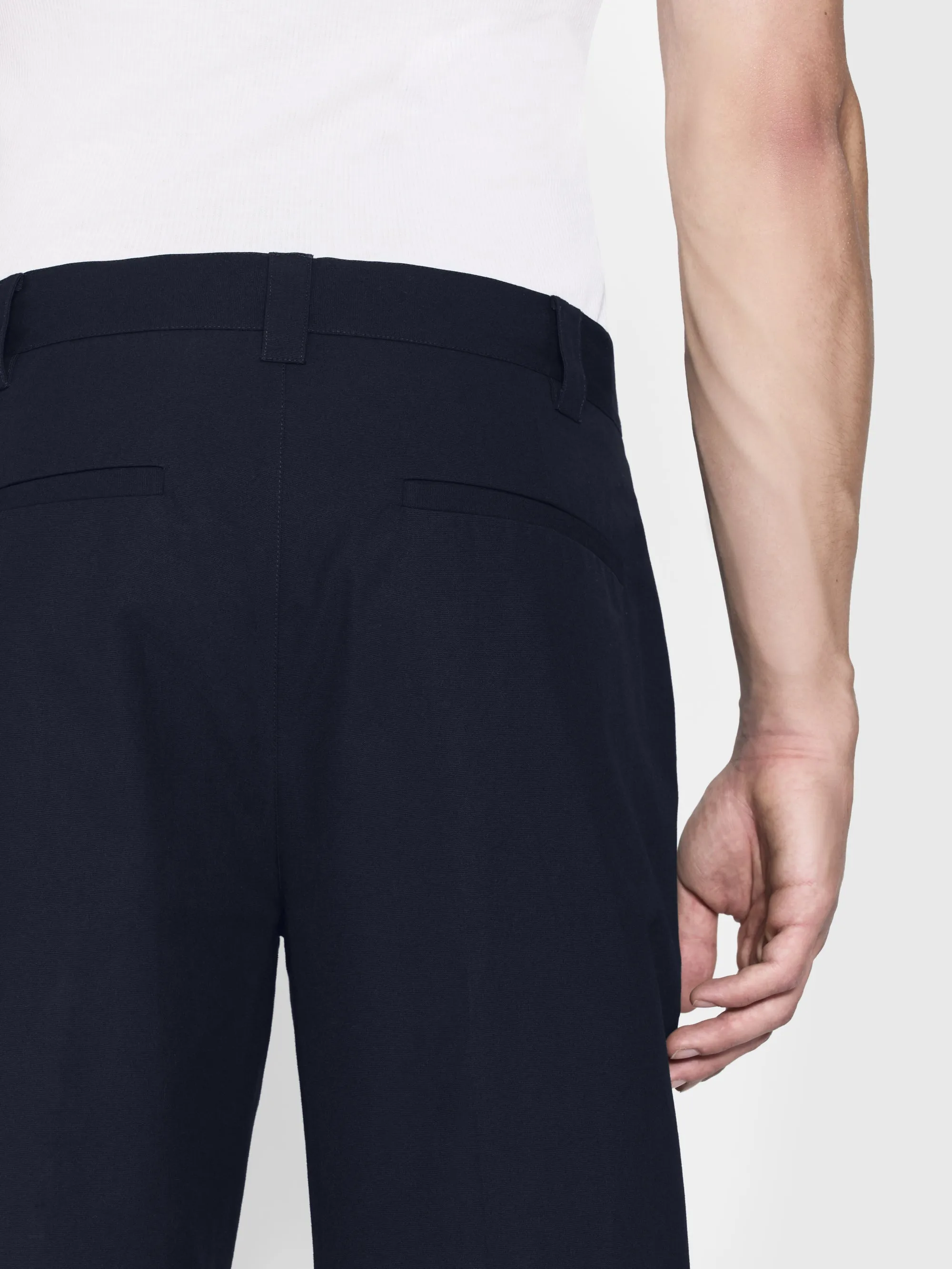 Straight Leg Chino Trousers -- Dark Navy sold by Frame Denim product image thumbnail 3