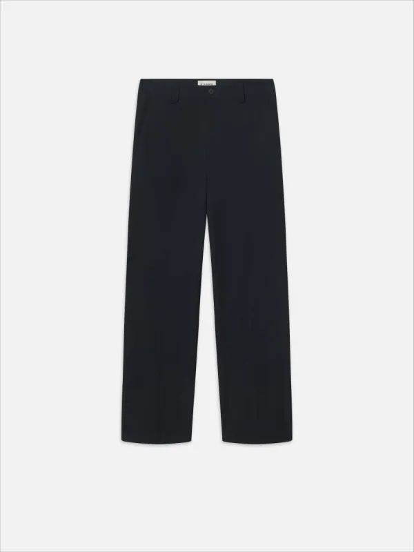 Straight Leg Chino Trousers -- Dark Navy sold by Frame Denim