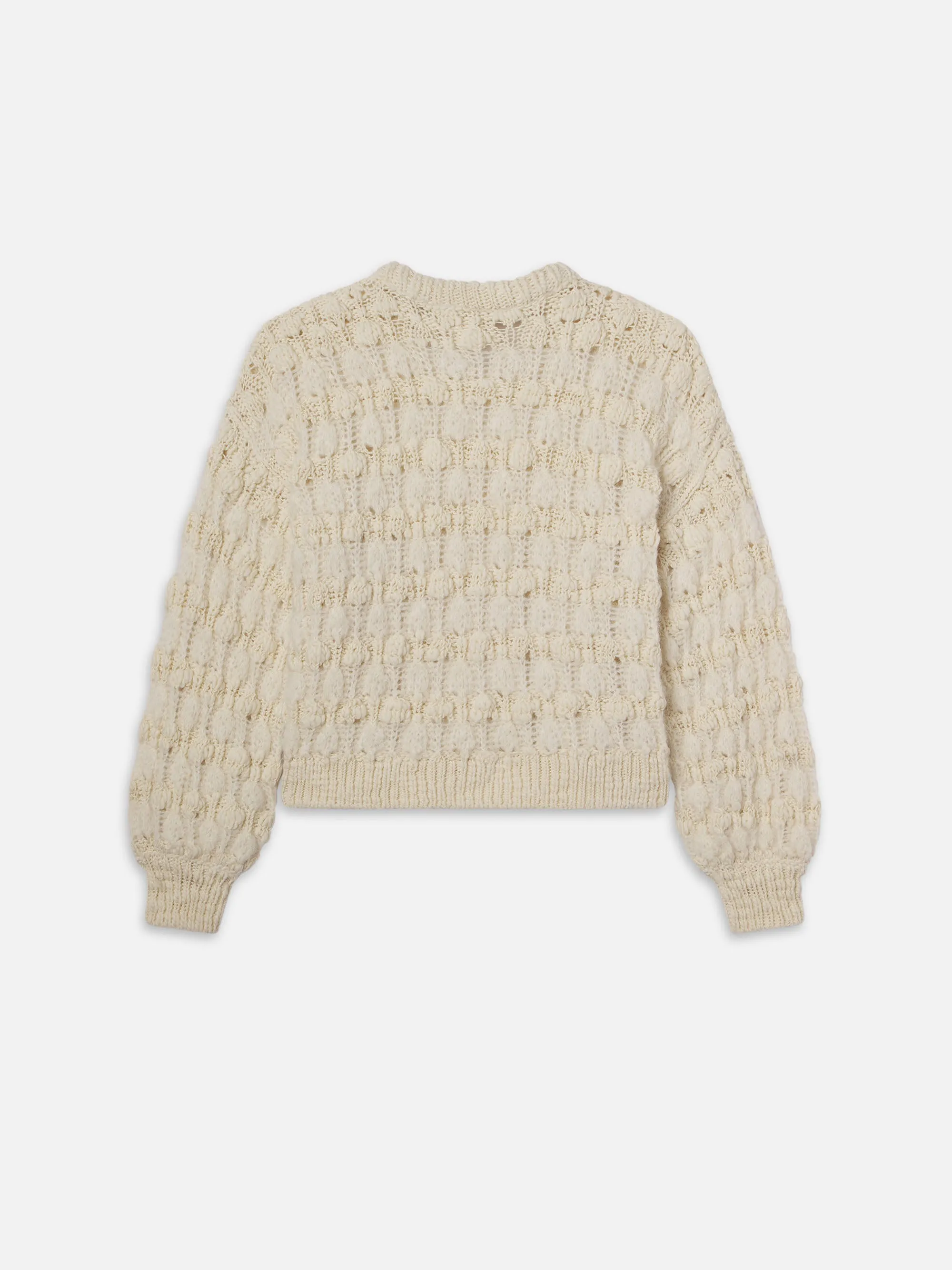 Popcorn Stripe Sweater -- Cream sold by Frame Denim product image thumbnail 5