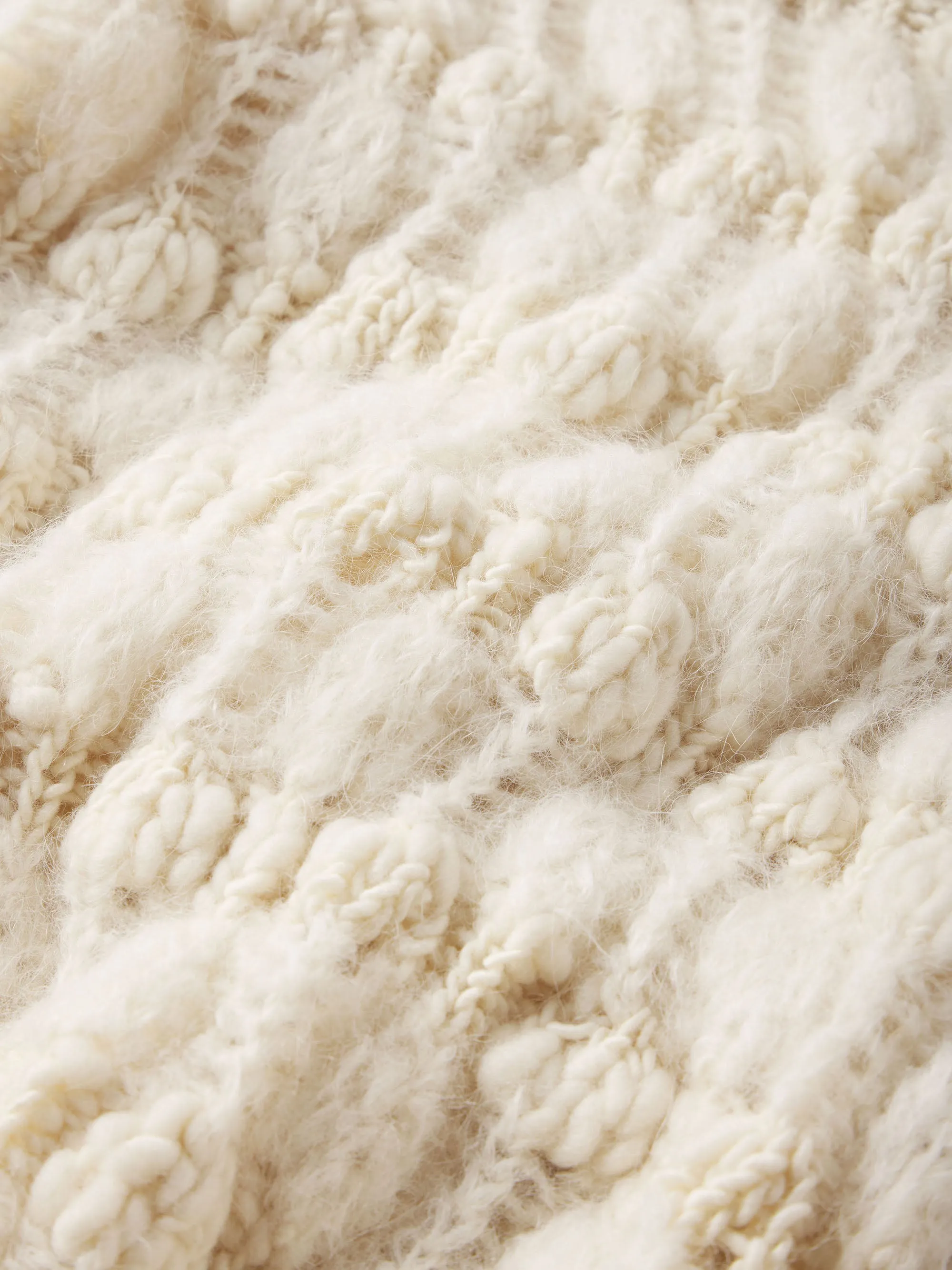 Popcorn Stripe Sweater -- Cream sold by Frame Denim product image thumbnail 4