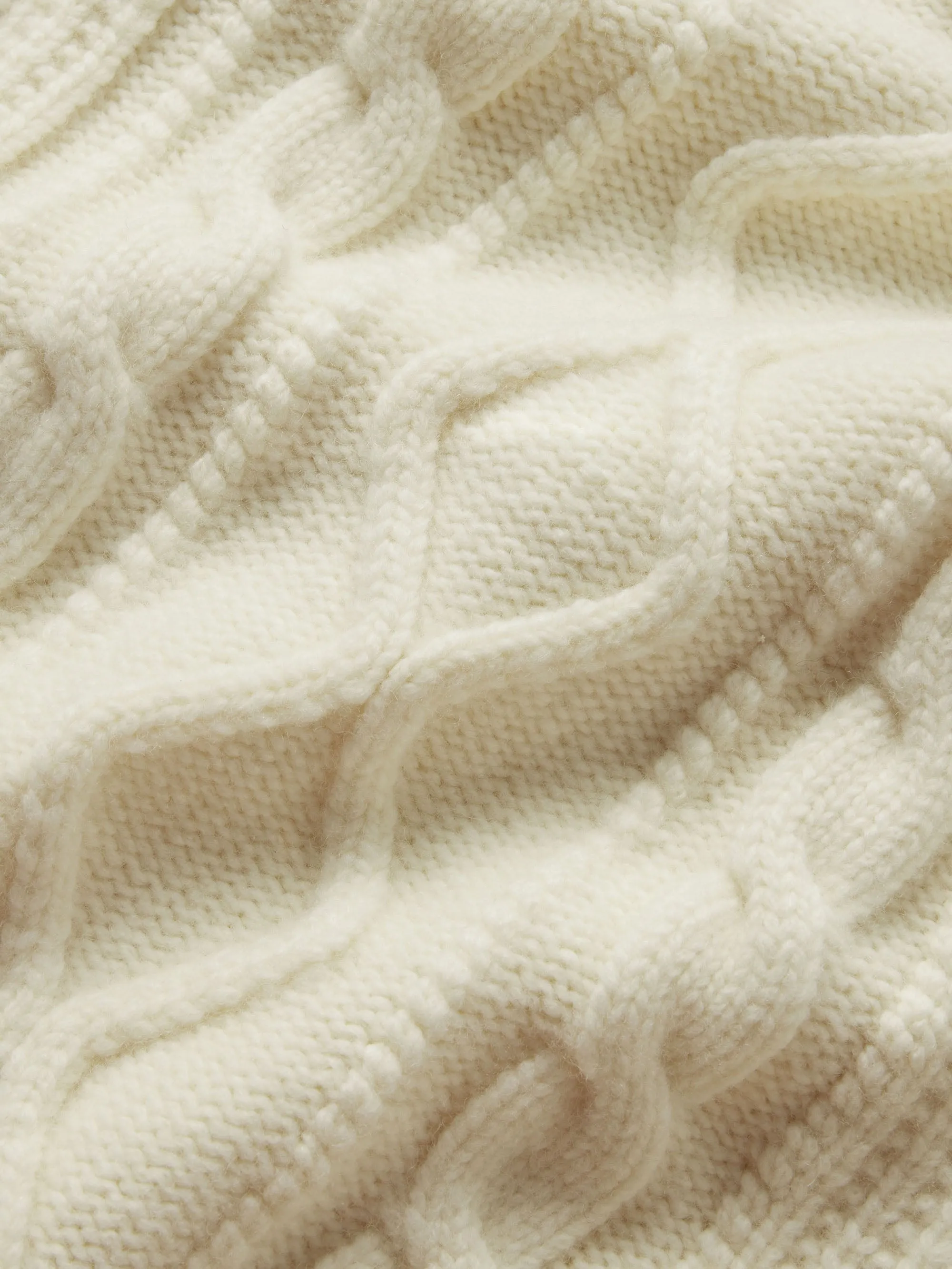 Cable Cardi -- Cream sold by Frame Denim product image thumbnail 4