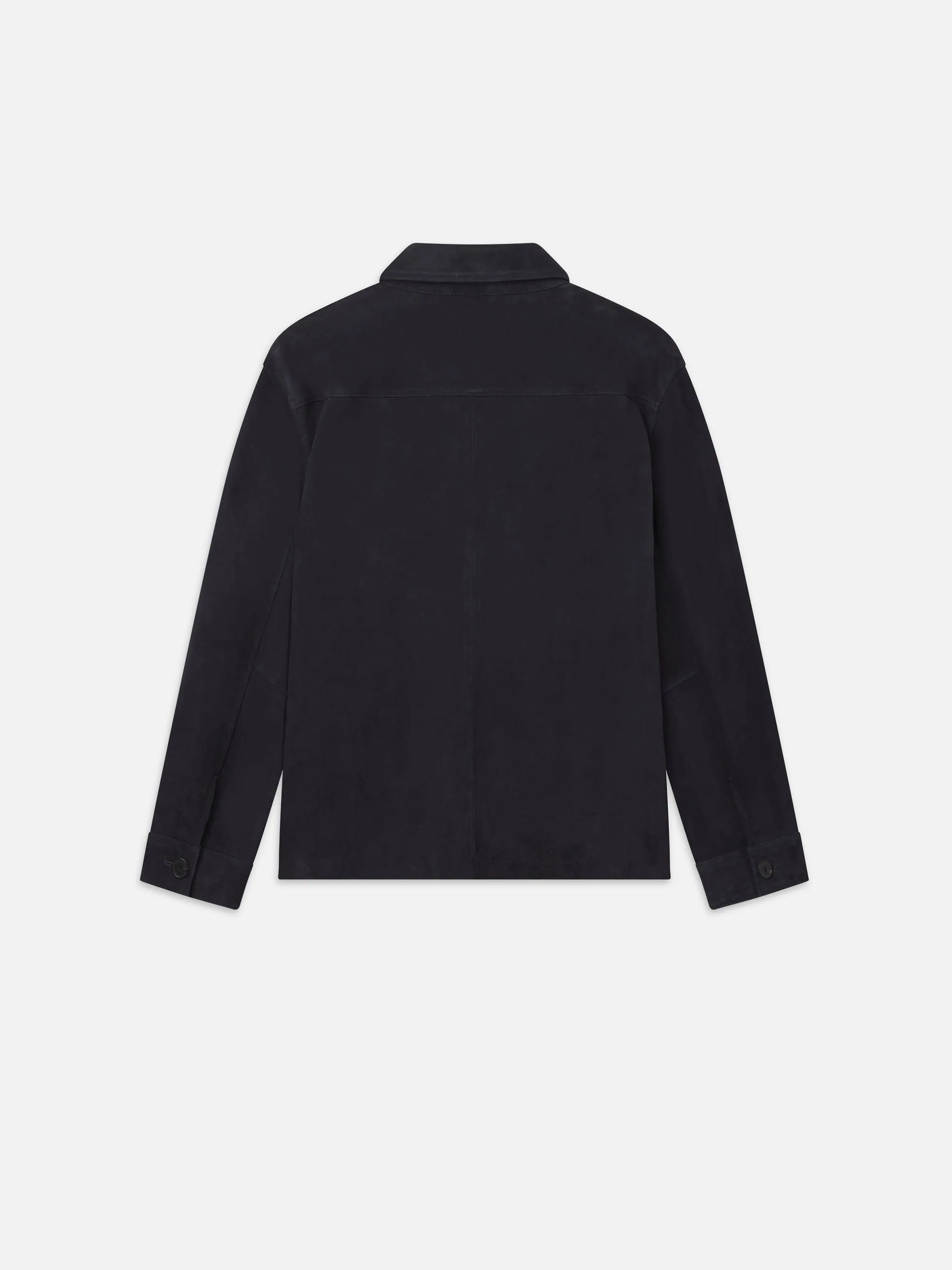 Unlined Suede Chore Coat -- Dark Navy sold by Frame Denim product image thumbnail 5