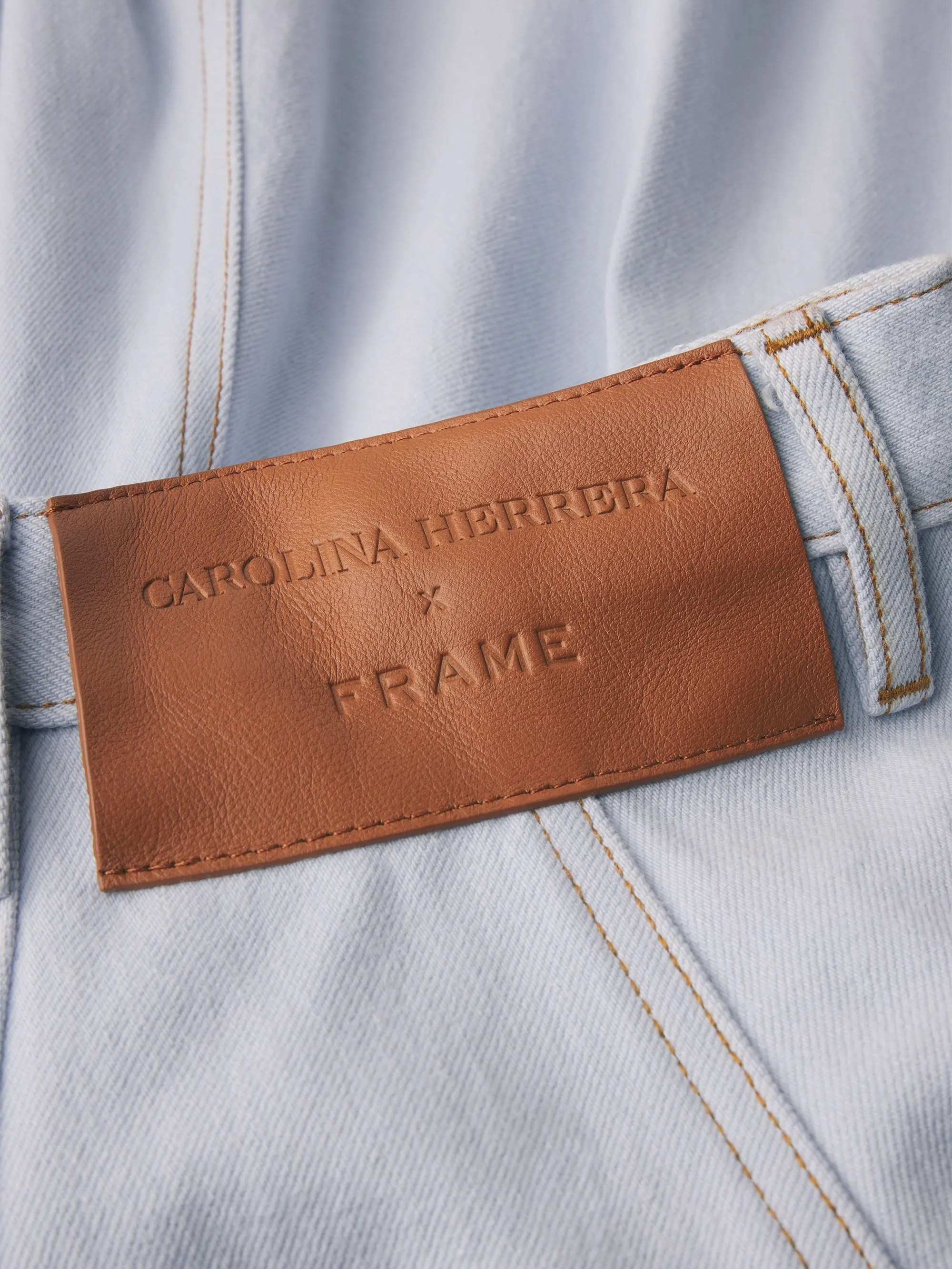 The Denim Ball Skirt -- Celeste sold by Frame Denim product image thumbnail 5
