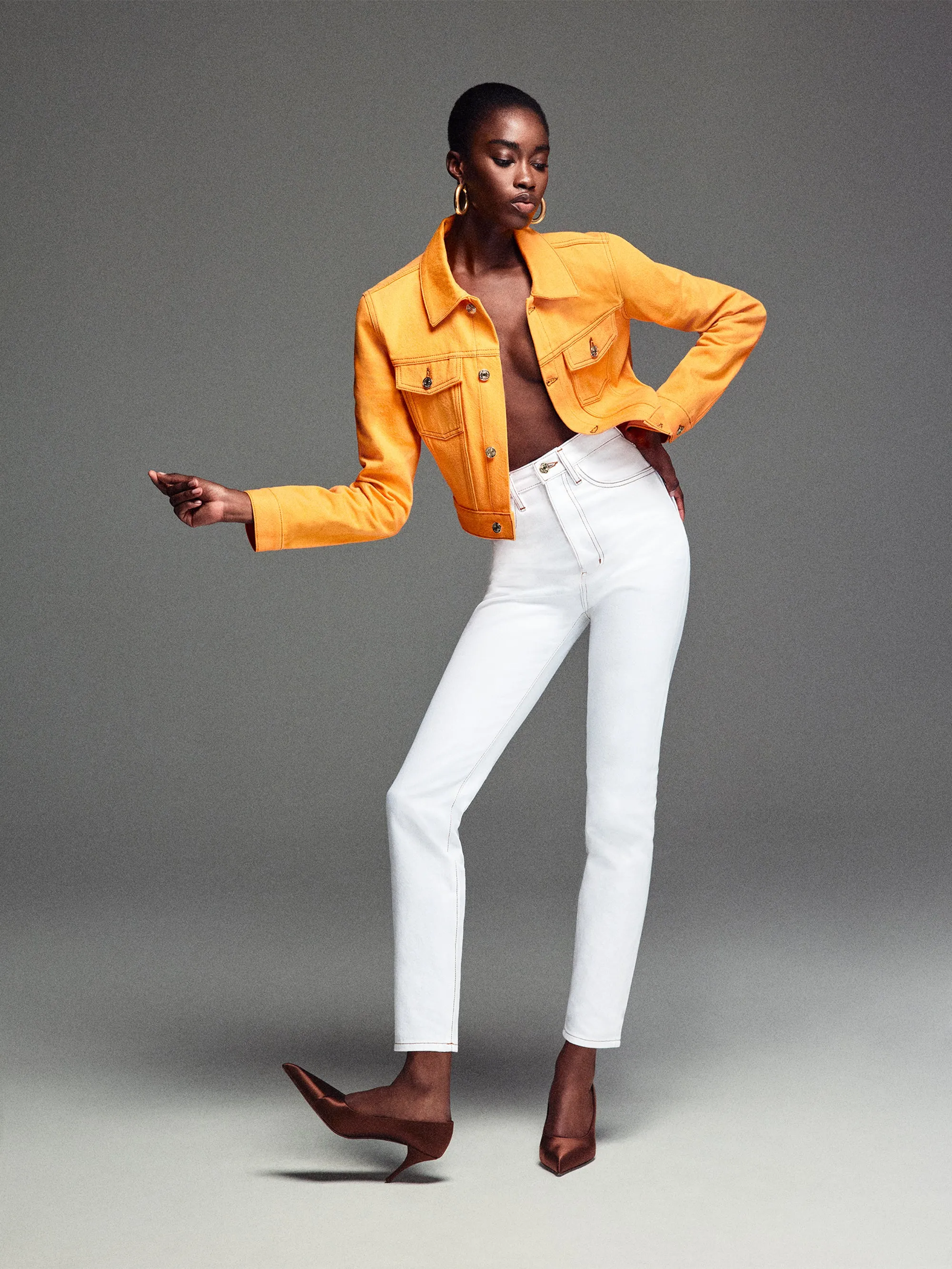 The Taper -- White sold by Frame Denim product image thumbnail 2