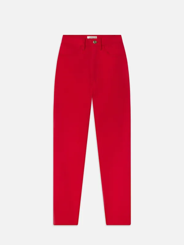 The Taper -- Herrera Red sold by Frame Denim