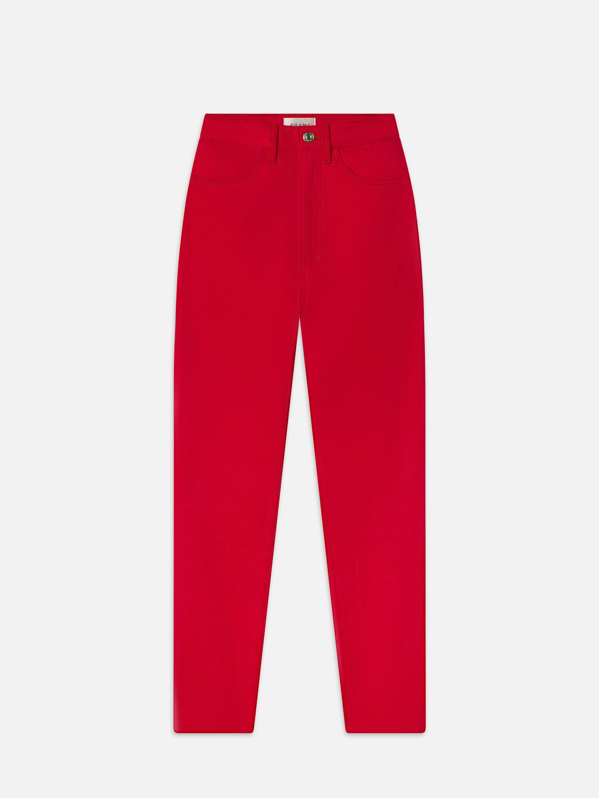 The Taper -- Herrera Red sold by Frame Denim