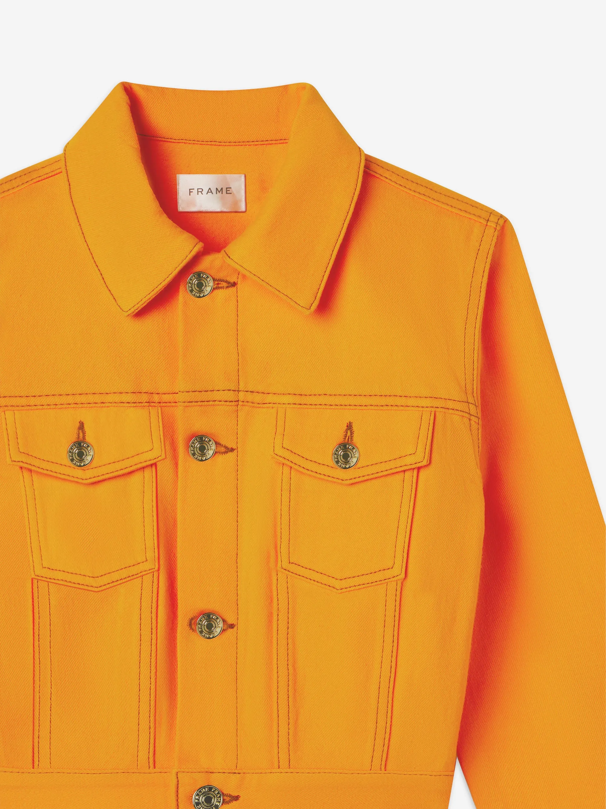 The Tailored Denim Jacket -- Marigold sold by Frame Denim product image thumbnail 3