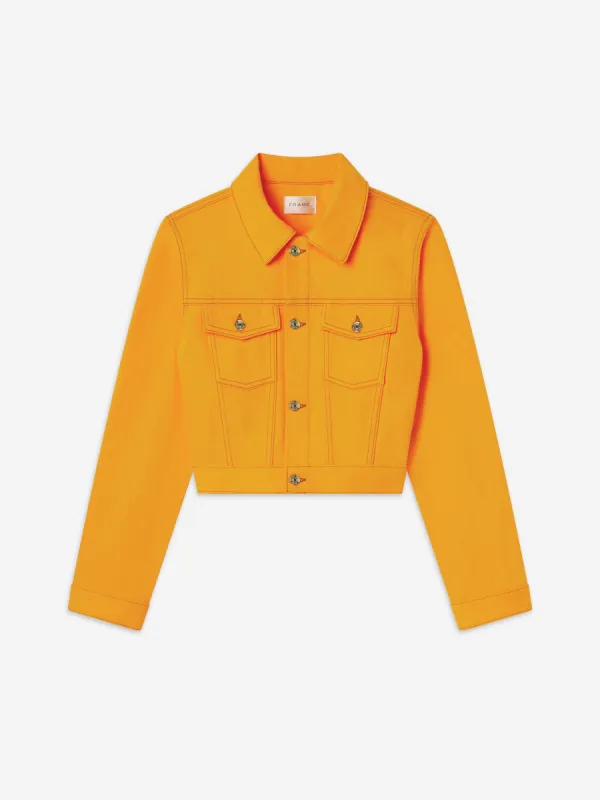 The Tailored Denim Jacket -- Marigold made by Frame Denim