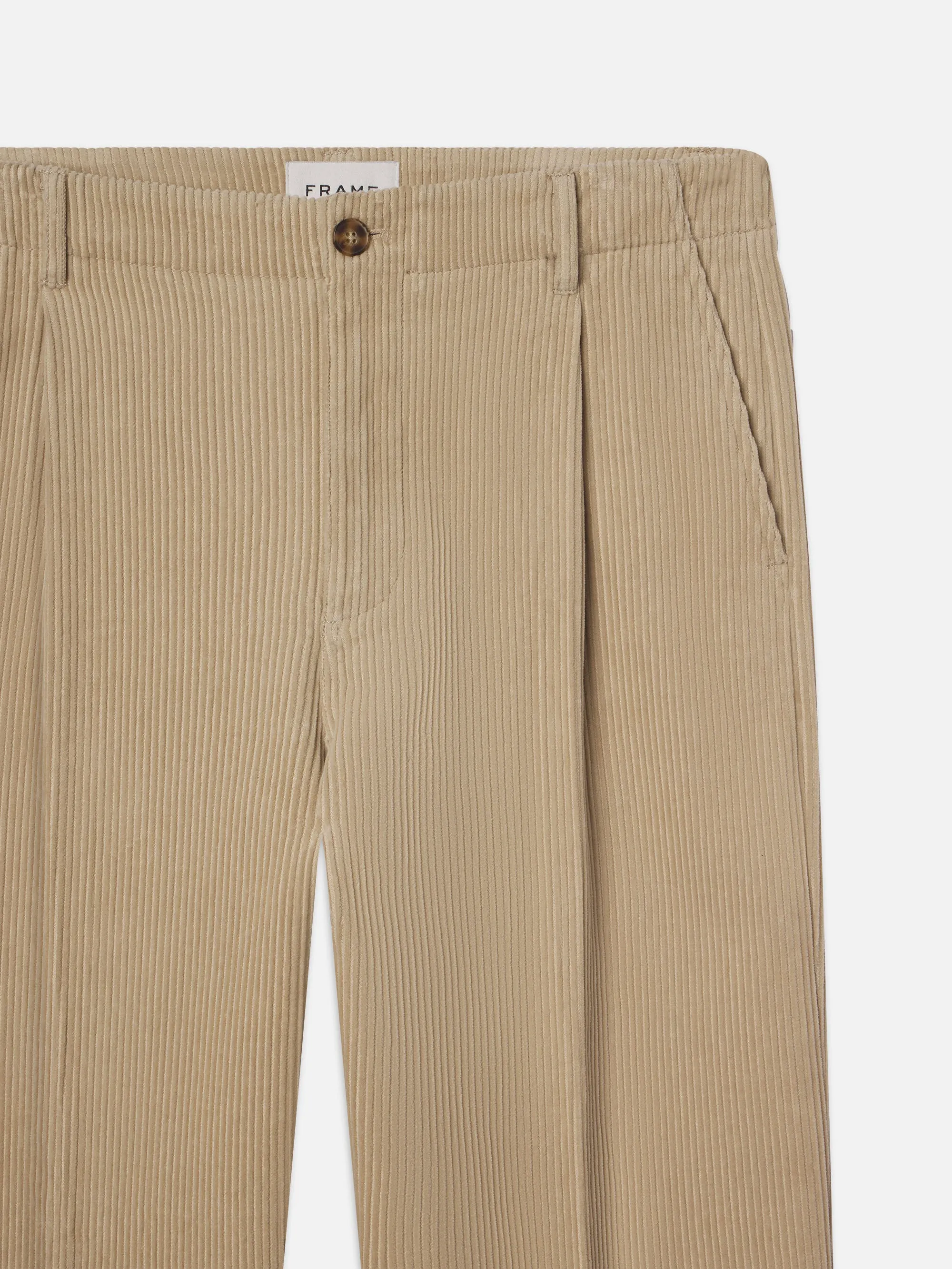 Tapered Pleated Trousers -- Dove sold by Frame Denim product image thumbnail 3