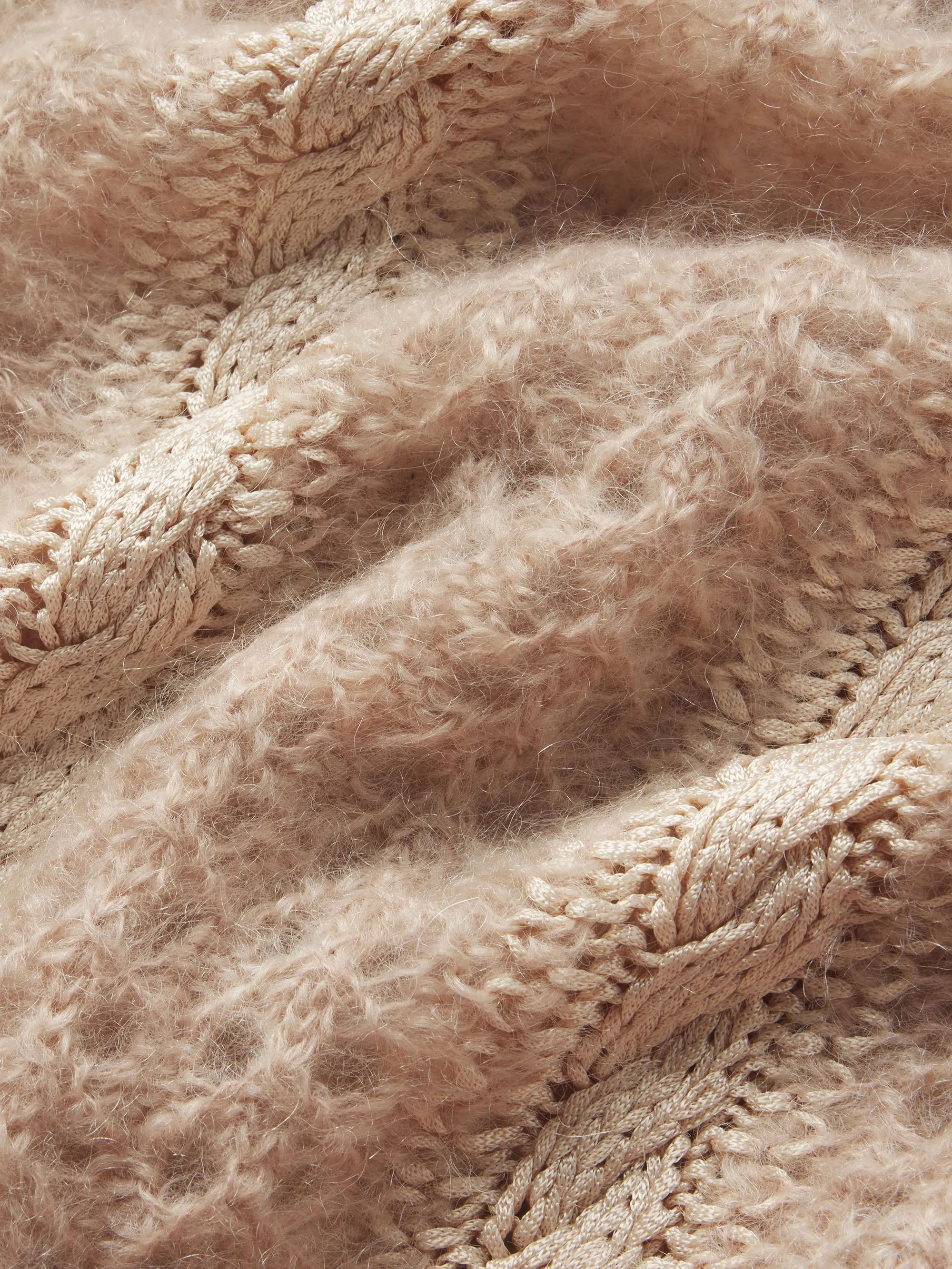 Femme Cable Mix Sweater -- Blush Multi sold by Frame Denim product image thumbnail 4