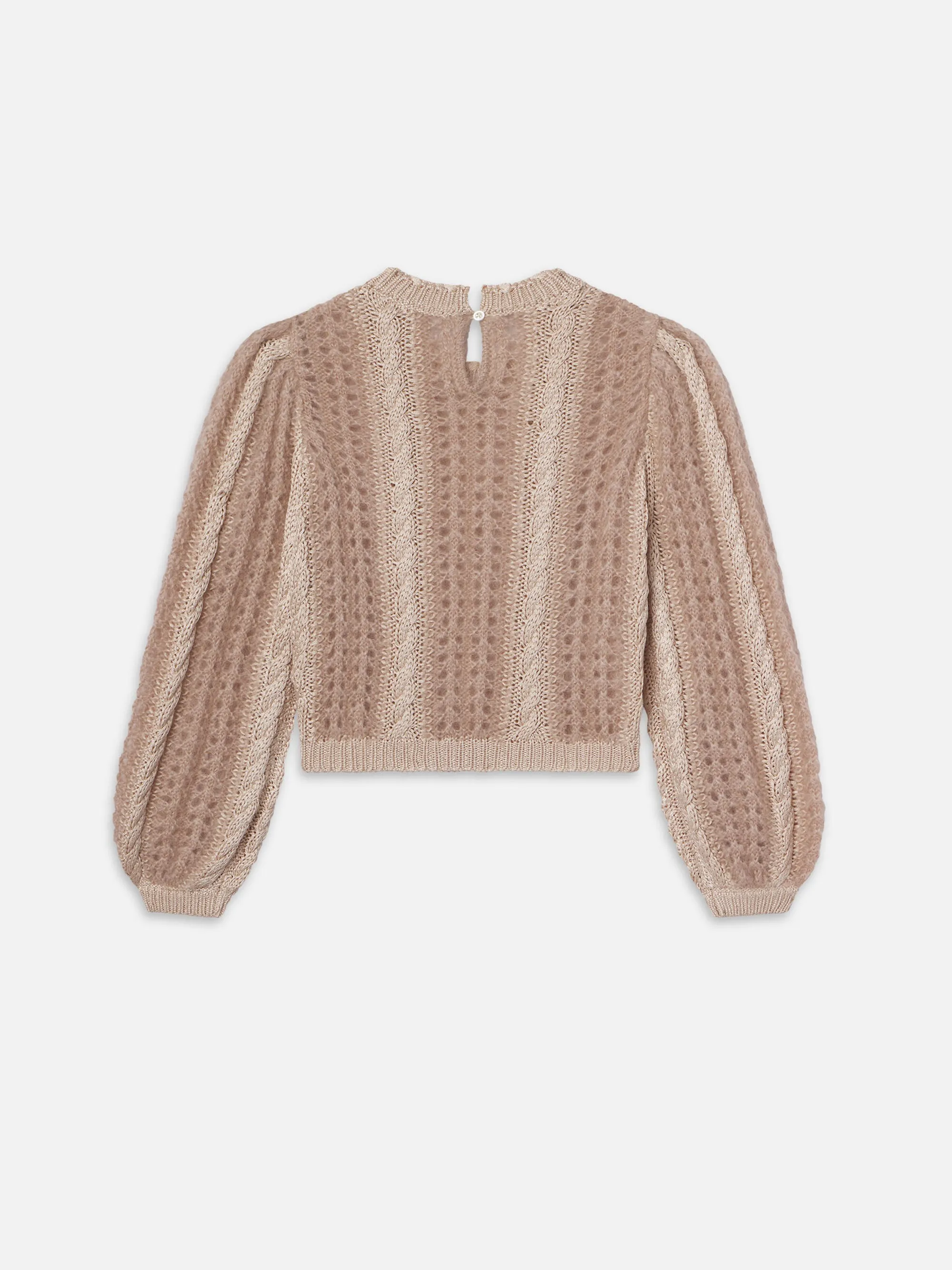 Femme Cable Mix Sweater -- Blush Multi sold by Frame Denim product image thumbnail 5