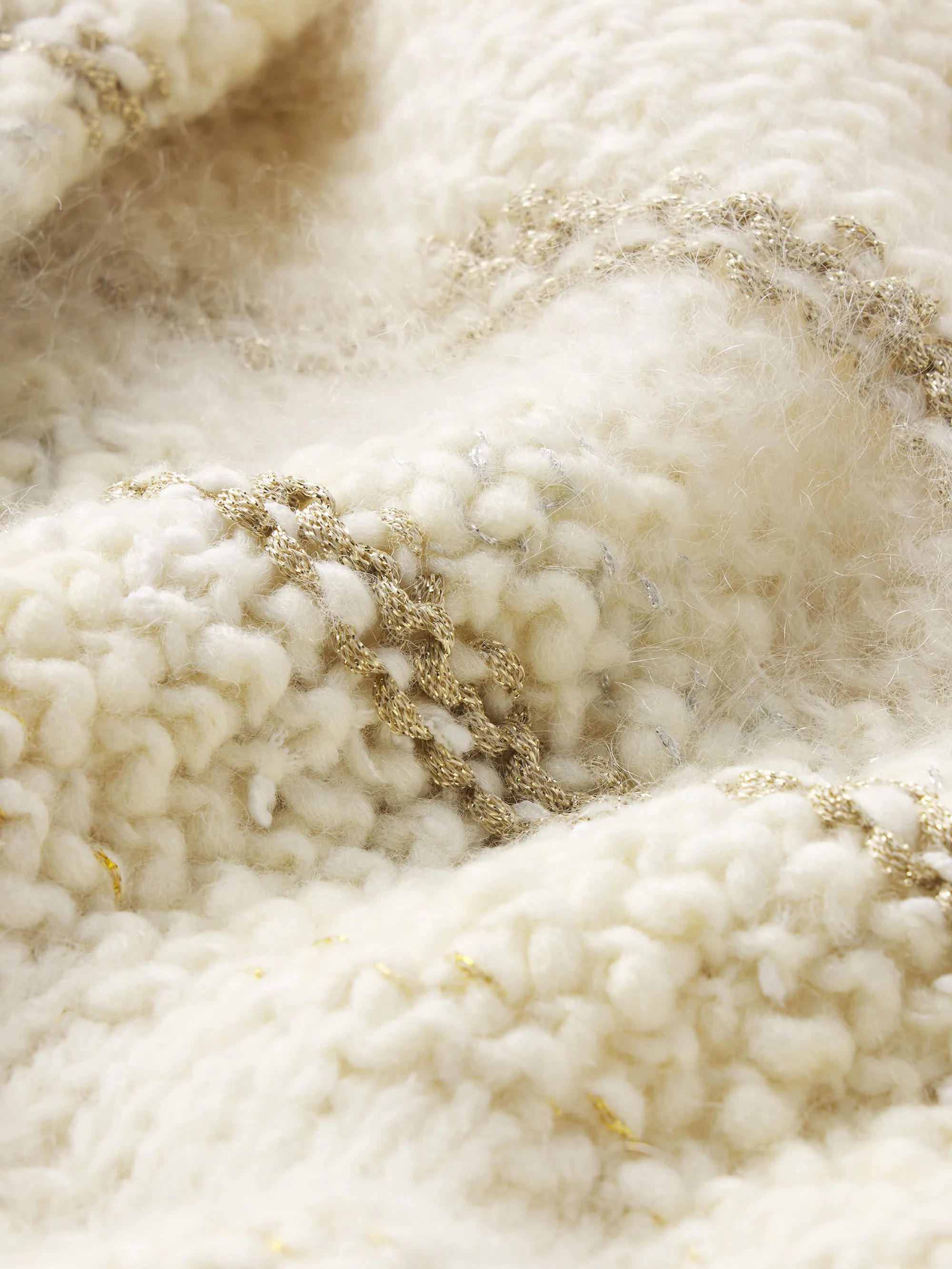 Textured Stripe Sweater -- Cream Multi sold by Frame Denim product image thumbnail 2