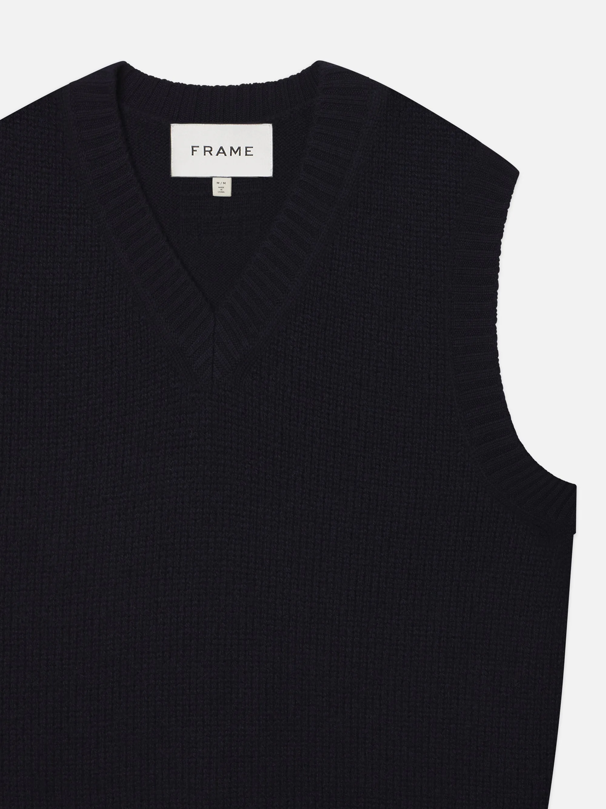 Cashmere Vest -- Navy sold by Frame Denim product image thumbnail 2
