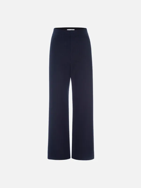 Le Jane Crop Trouser -- Navy sold by Frame Denim