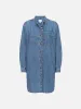 Double Pocket Shirt Dress -- Boy Blue sold by Frame Denim