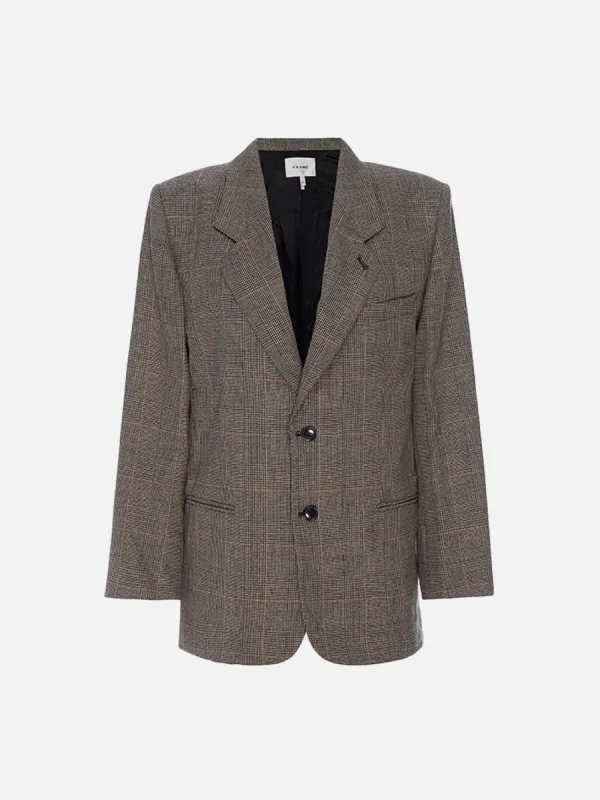 Grandfather Blazer -- Brown Multi sold by Frame Denim