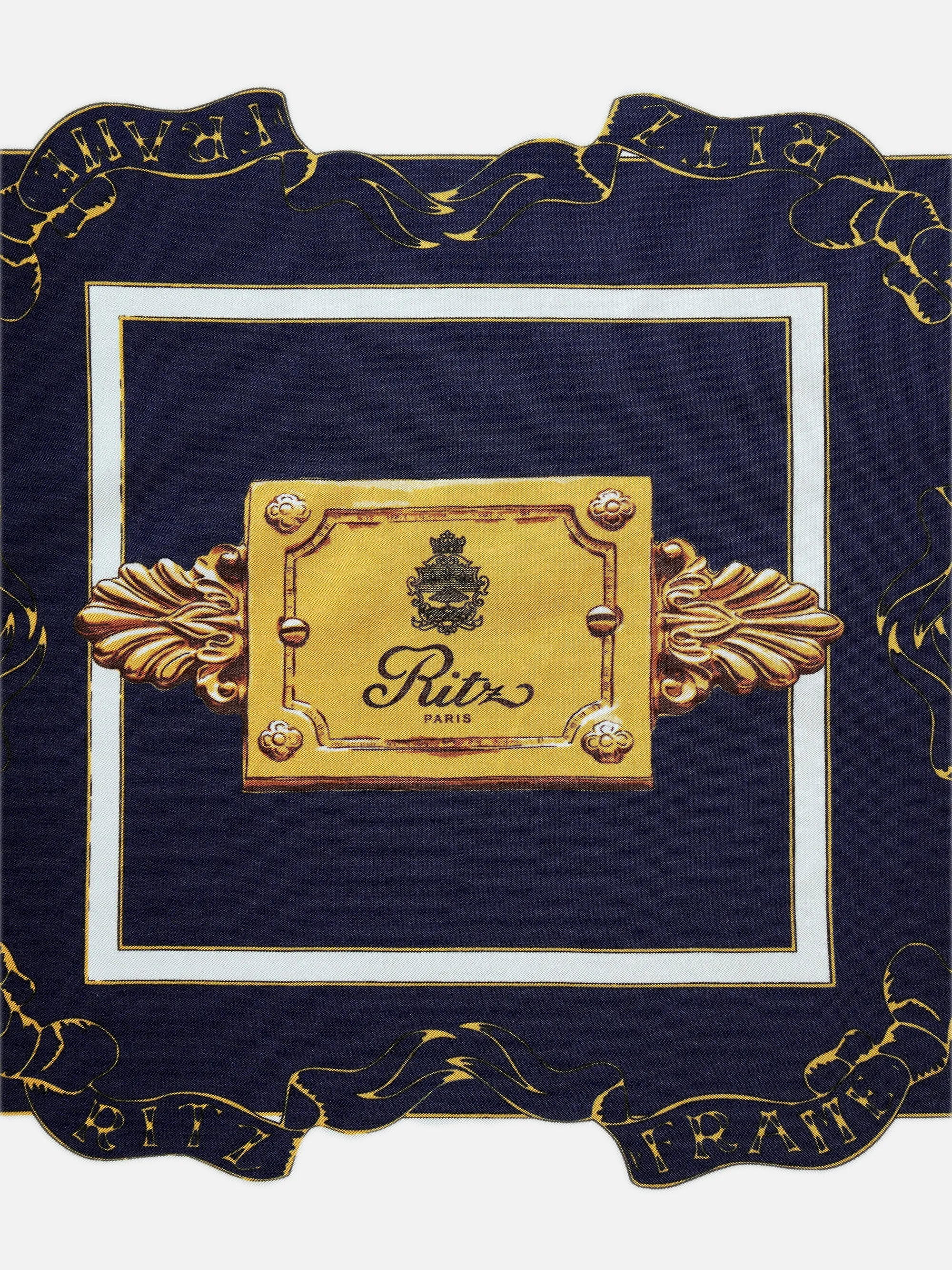 Ritz Silk Scarf -- Cream Multi sold by Frame Denim product image thumbnail 5