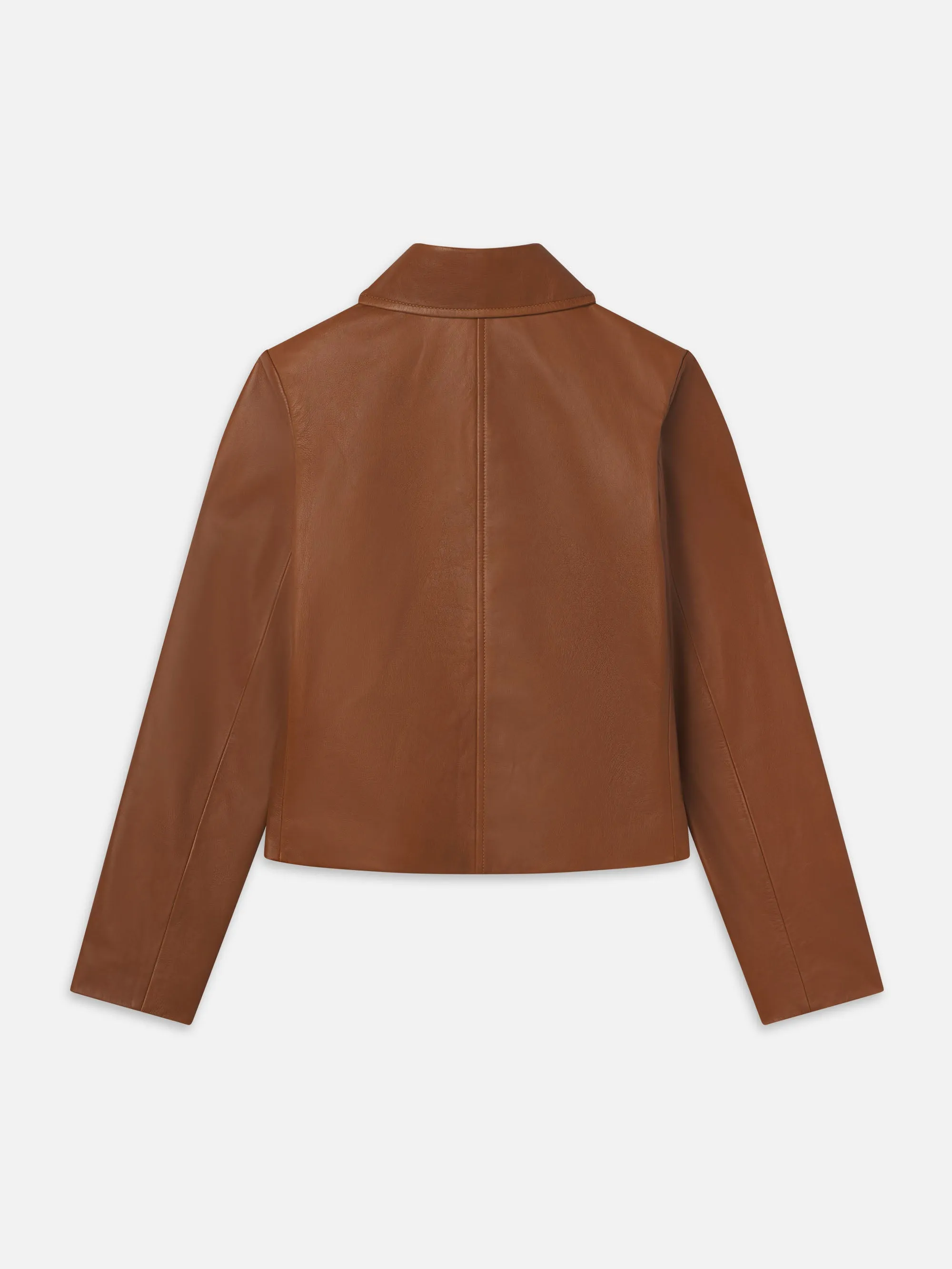 Ritz Femme Leather Jacket -- Camel sold by Frame Denim product image thumbnail 5