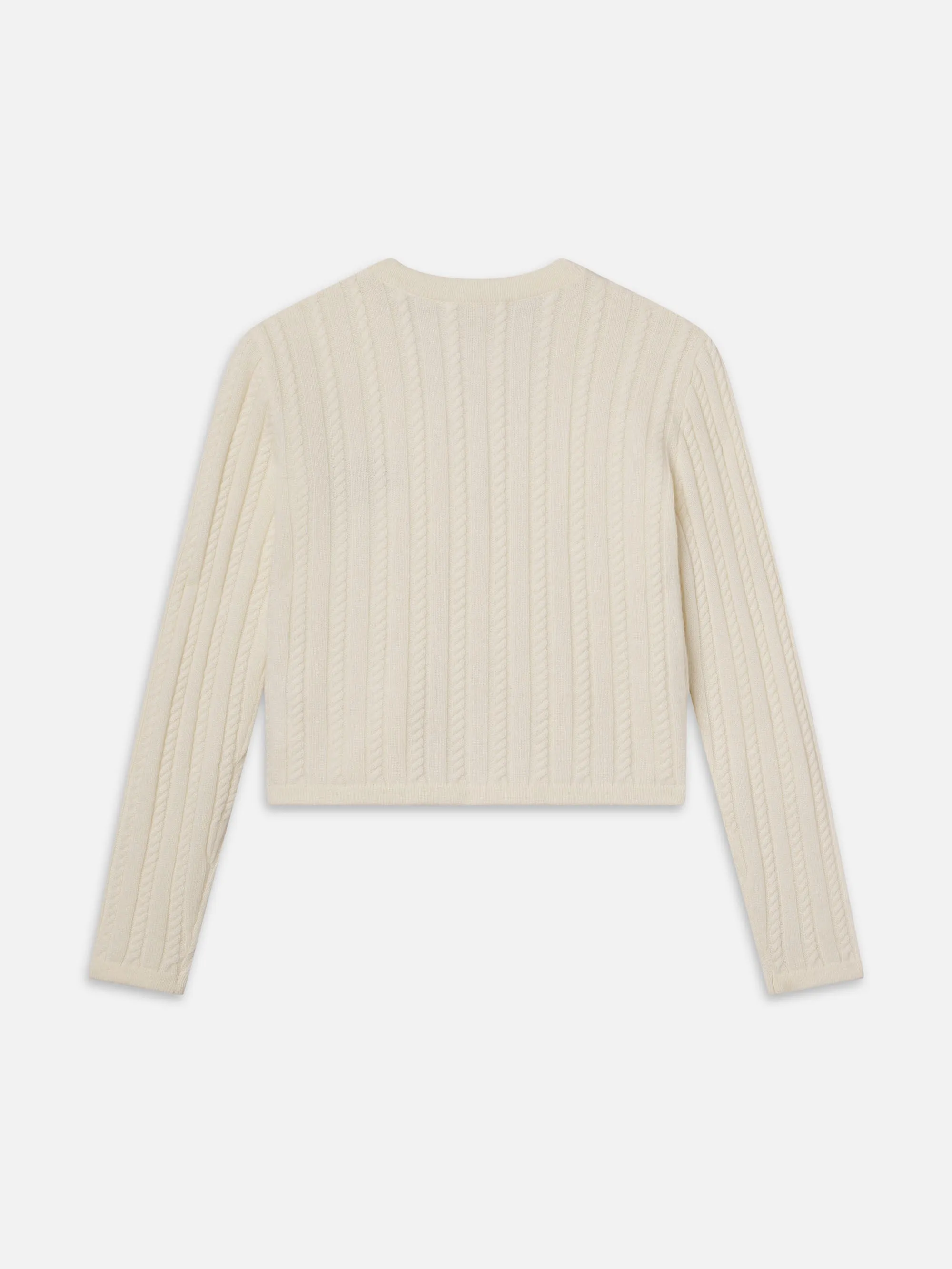 Ritz Cable Cardigan -- Cream sold by Frame Denim product image thumbnail 5