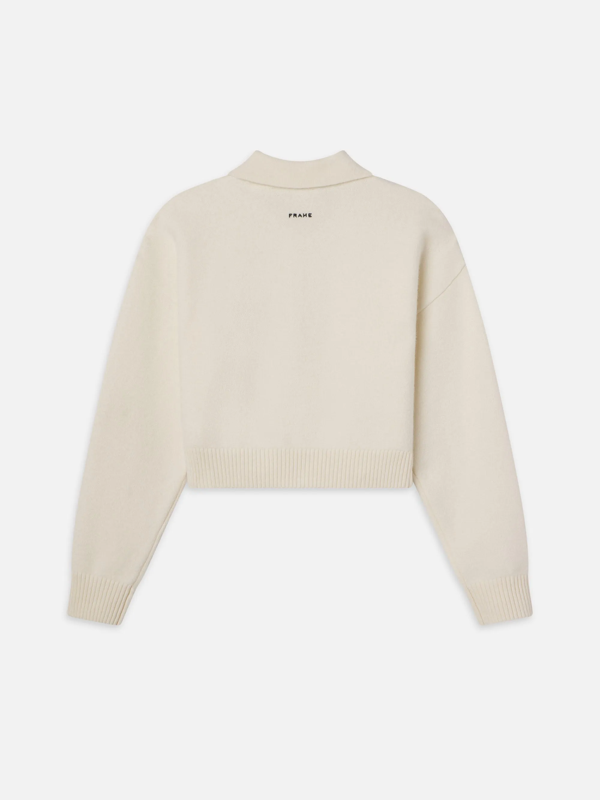 Ritz Women's Crest Cashmere Sweater -- Cream sold by Frame Denim product image thumbnail 5