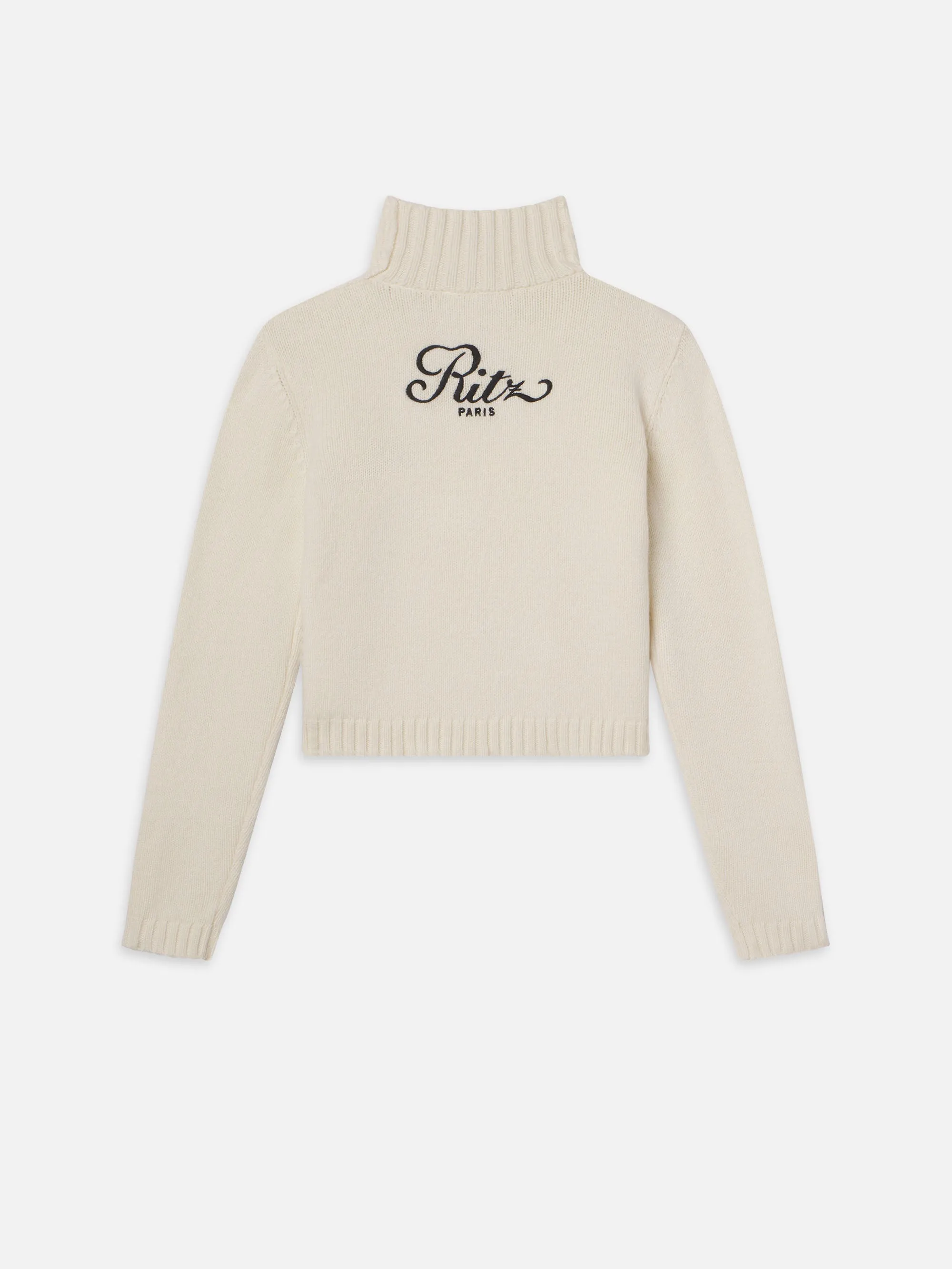 Ritz Button Detail Sweater -- Cream sold by Frame Denim product image thumbnail 4