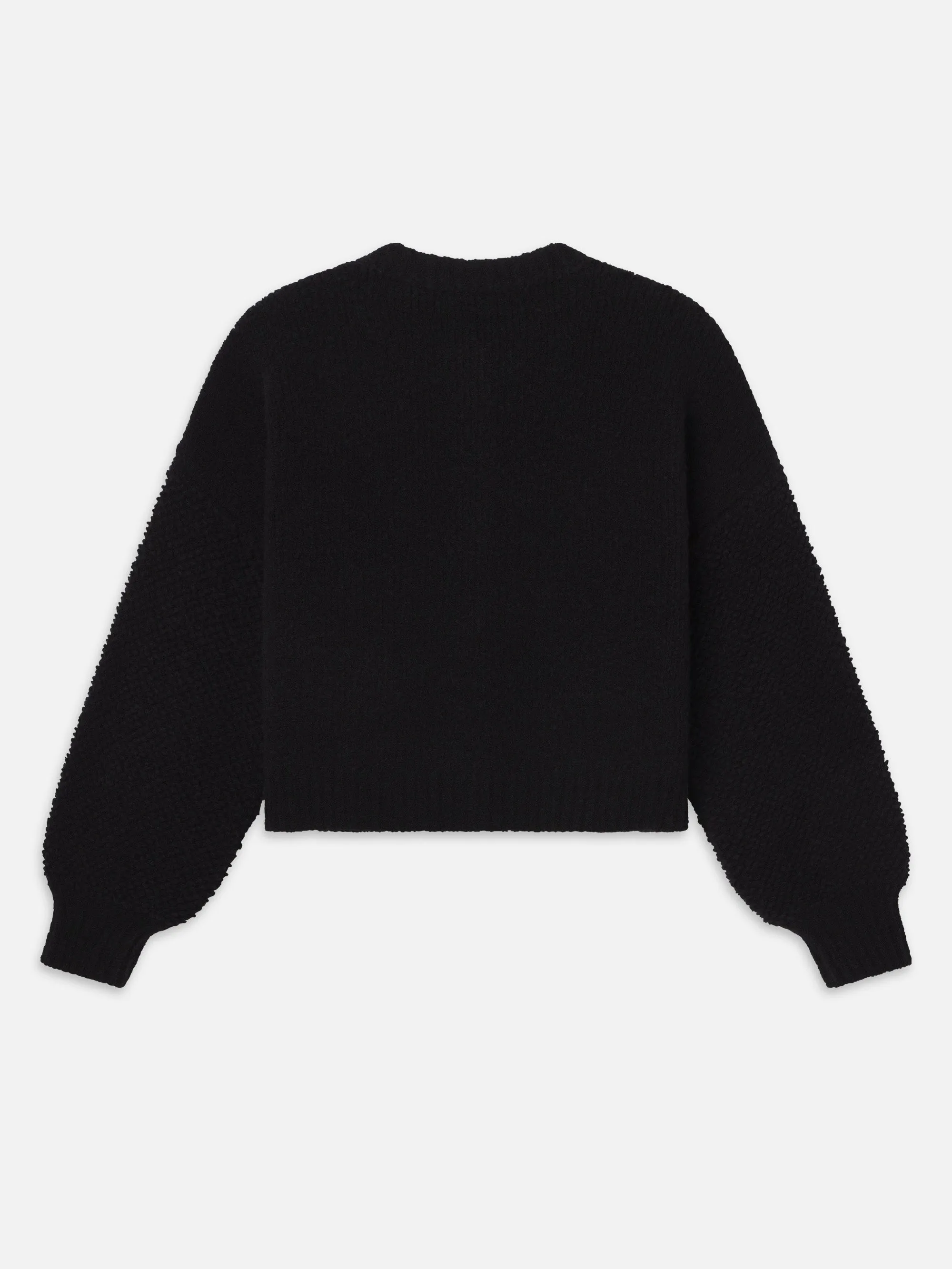 Ritz Mixed Stitch Sweater -- Black sold by Frame Denim product image thumbnail 5