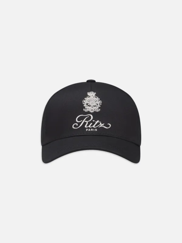 Ritz Cotton Trucker Hat -- Black made by Frame Denim