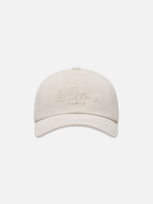 Ritz Suede Hat -- Cream sold by Frame Denim