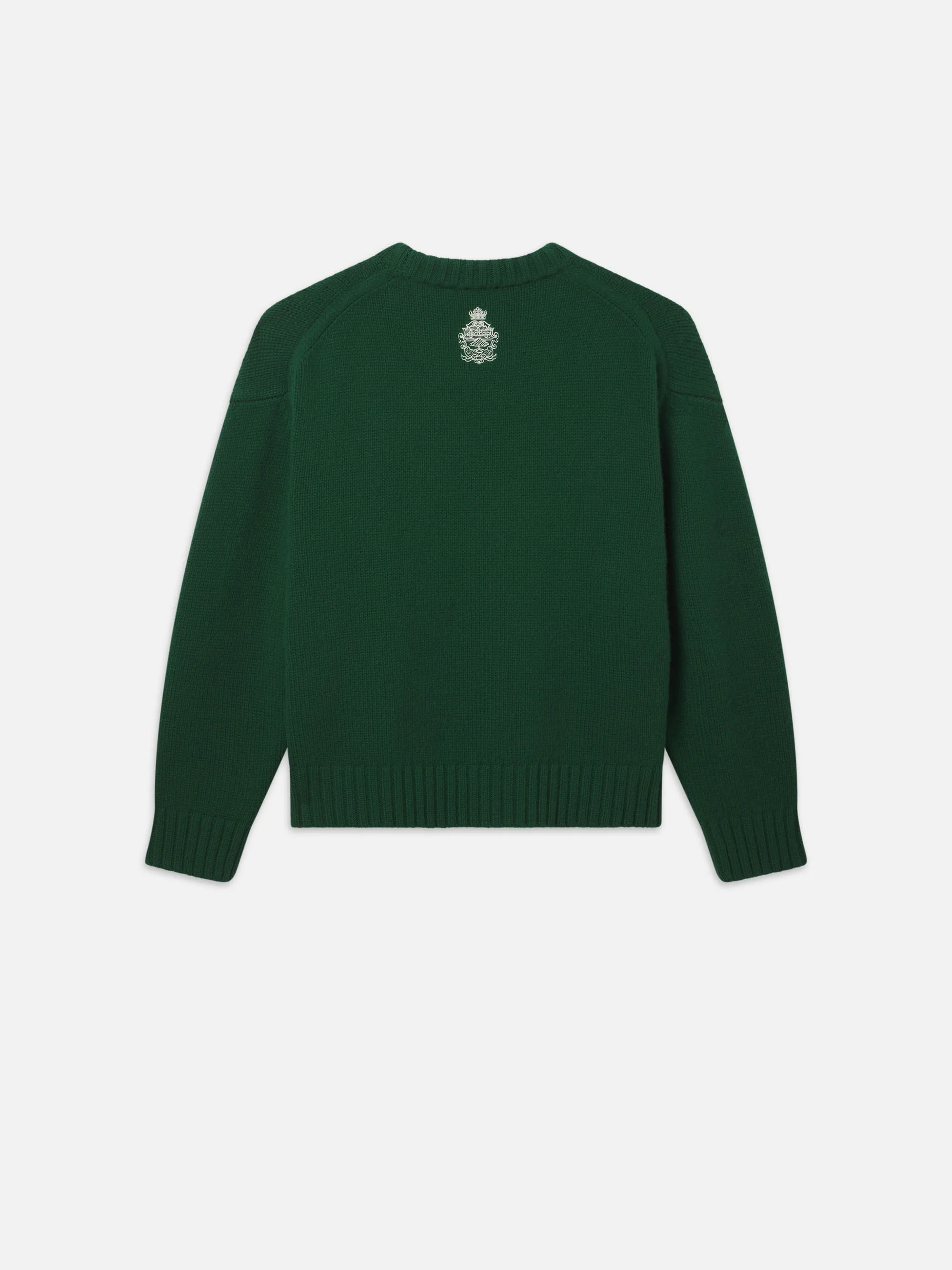 Ritz Unisex Cashmere Sweater -- Hunter Green sold by Frame Denim product image thumbnail 4