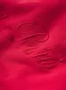 Ritz Unisex Tonal Logo Crewneck -- Red sold by Frame Denim
