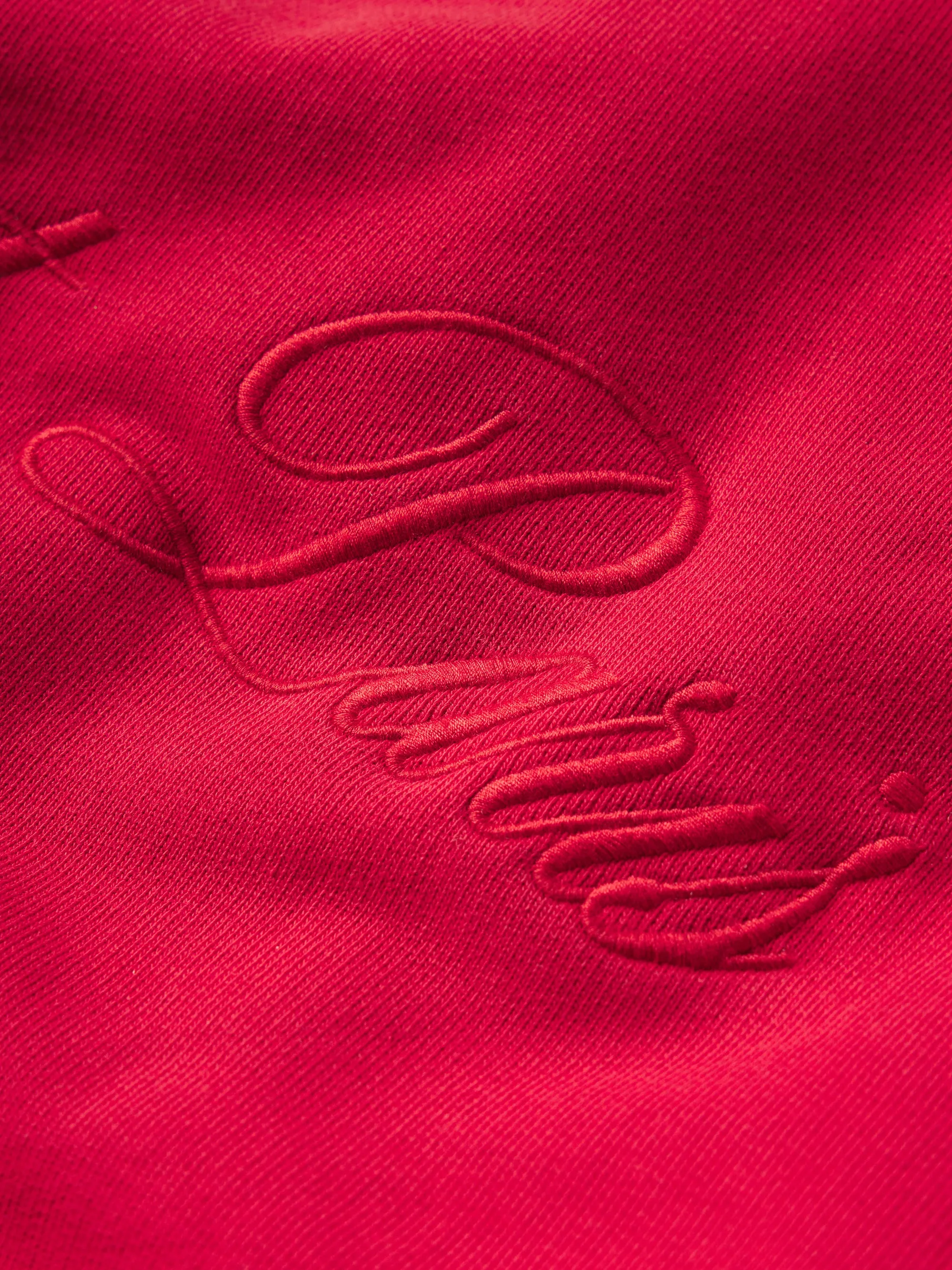 Ritz Unisex Tonal Logo Crewneck -- Red sold by Frame Denim product image thumbnail 5