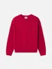 Ritz Unisex Tonal Logo Crewneck -- Red sold by Frame Denim