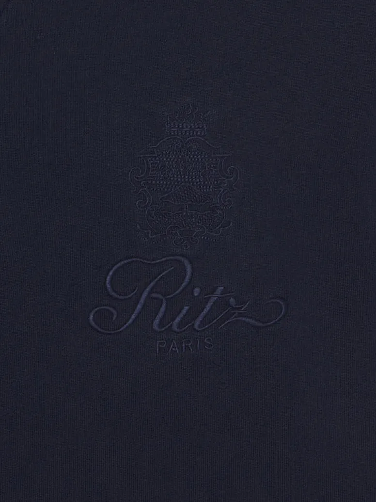 Ritz Unisex Tonal Logo Crewneck -- Dark Navy sold by Frame Denim product image thumbnail 2