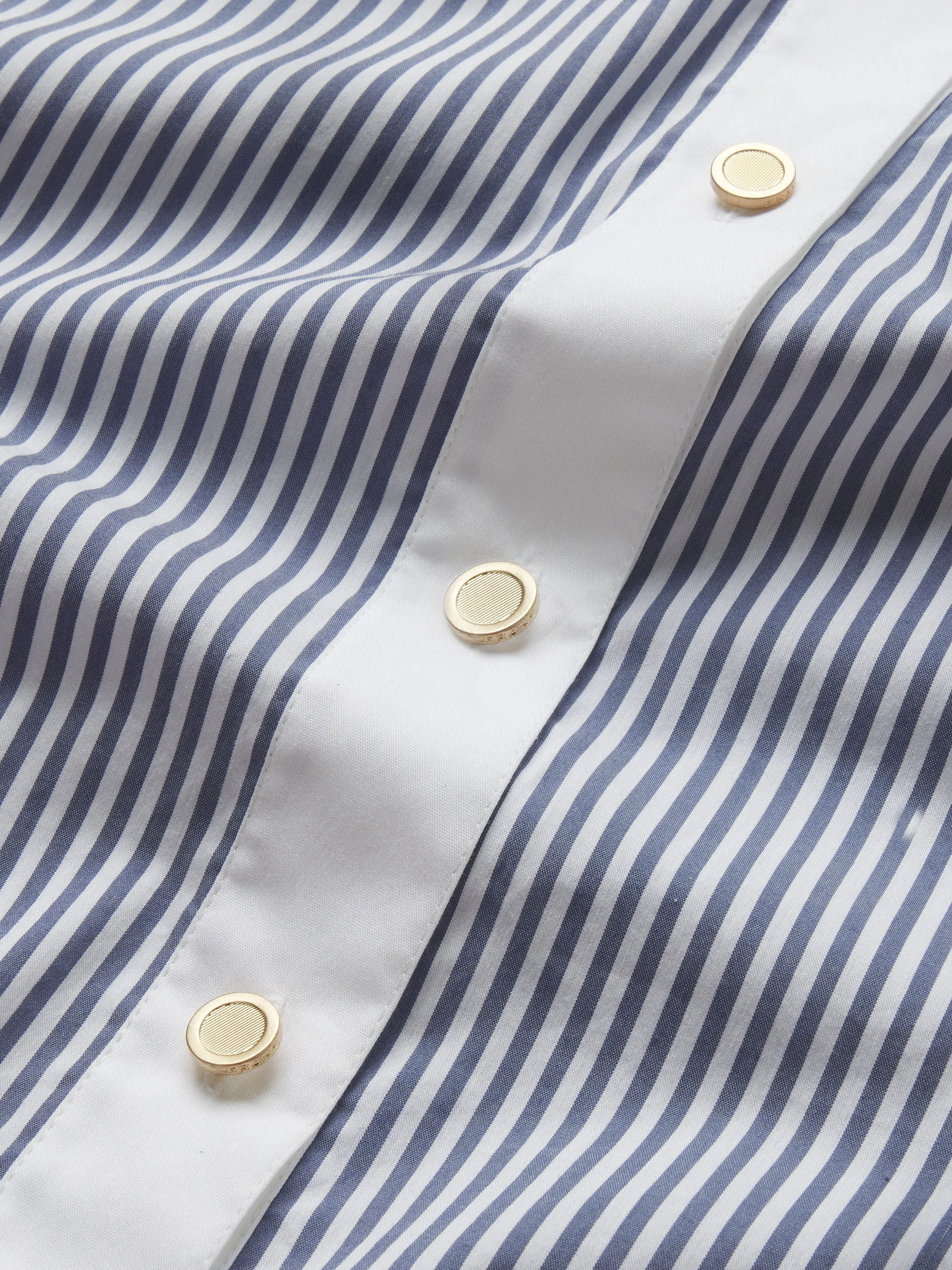 The Borrowed Shirt -- Dark Chambray Multi sold by Frame Denim product image thumbnail 3