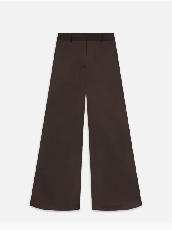Wide Leg Trouser -- Espresso sold by Frame Denim