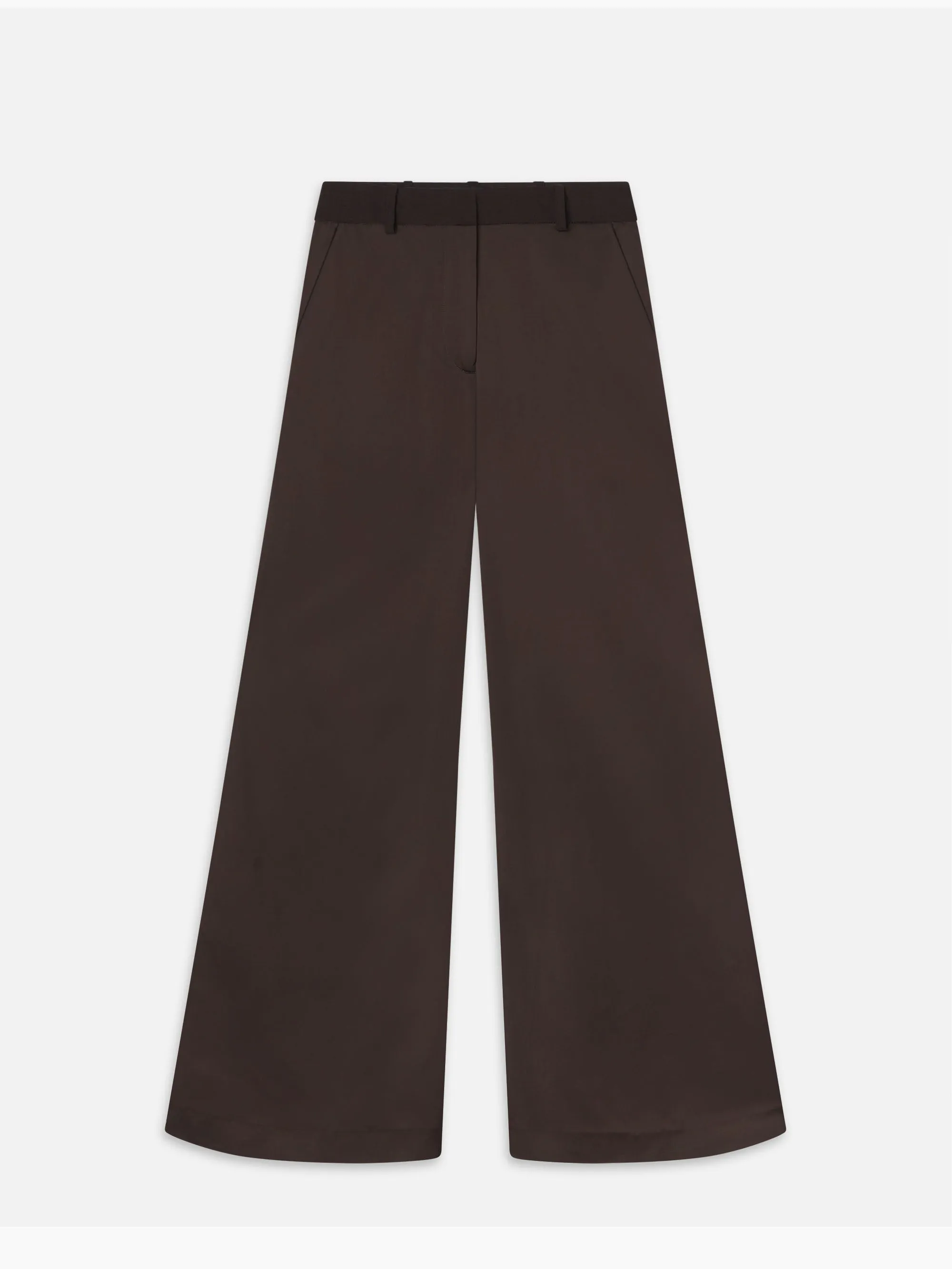 Wide Leg Trouser -- Espresso sold by Frame Denim
