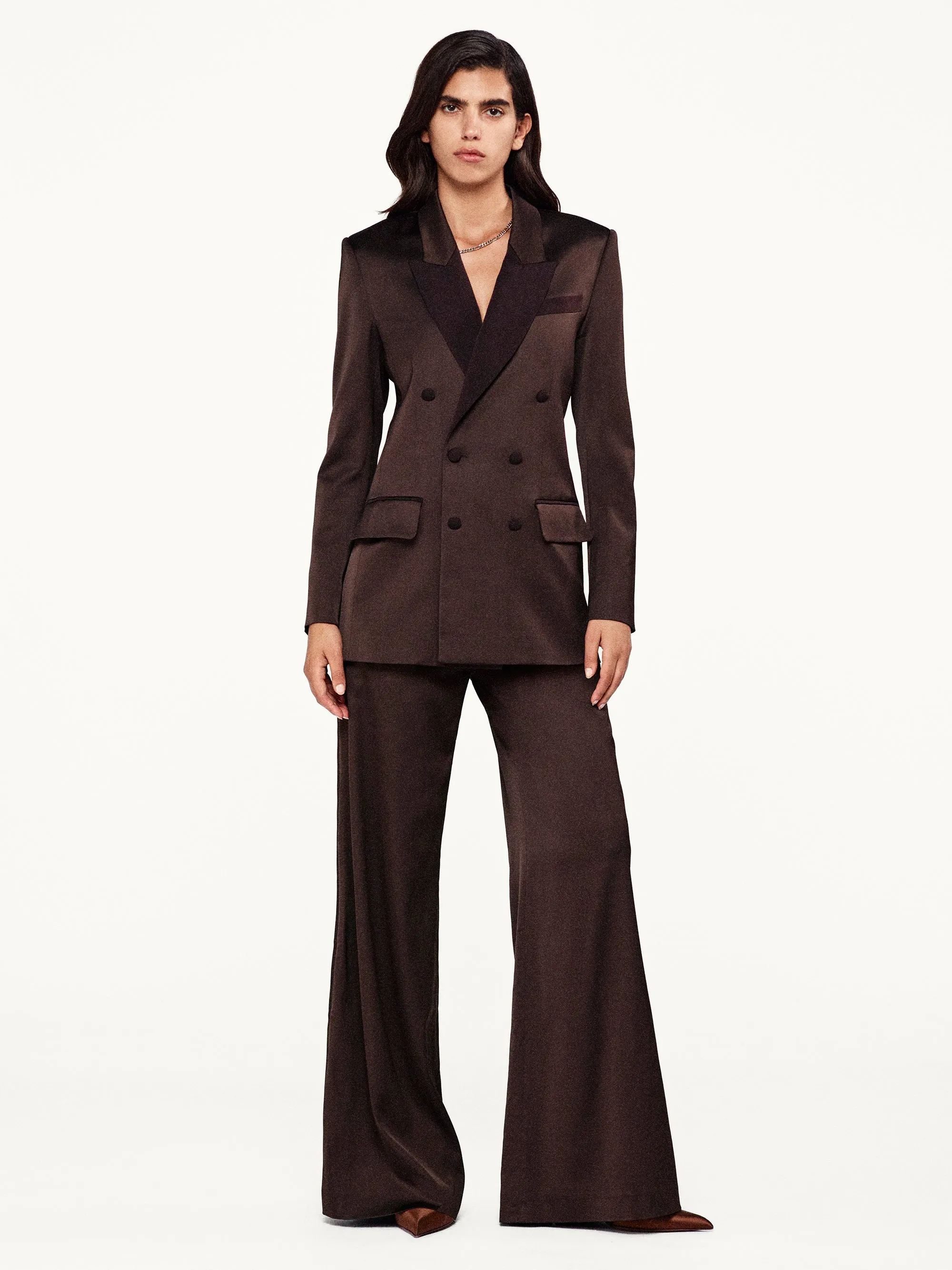 Wide Leg Trouser -- Espresso sold by Frame Denim product image thumbnail 2