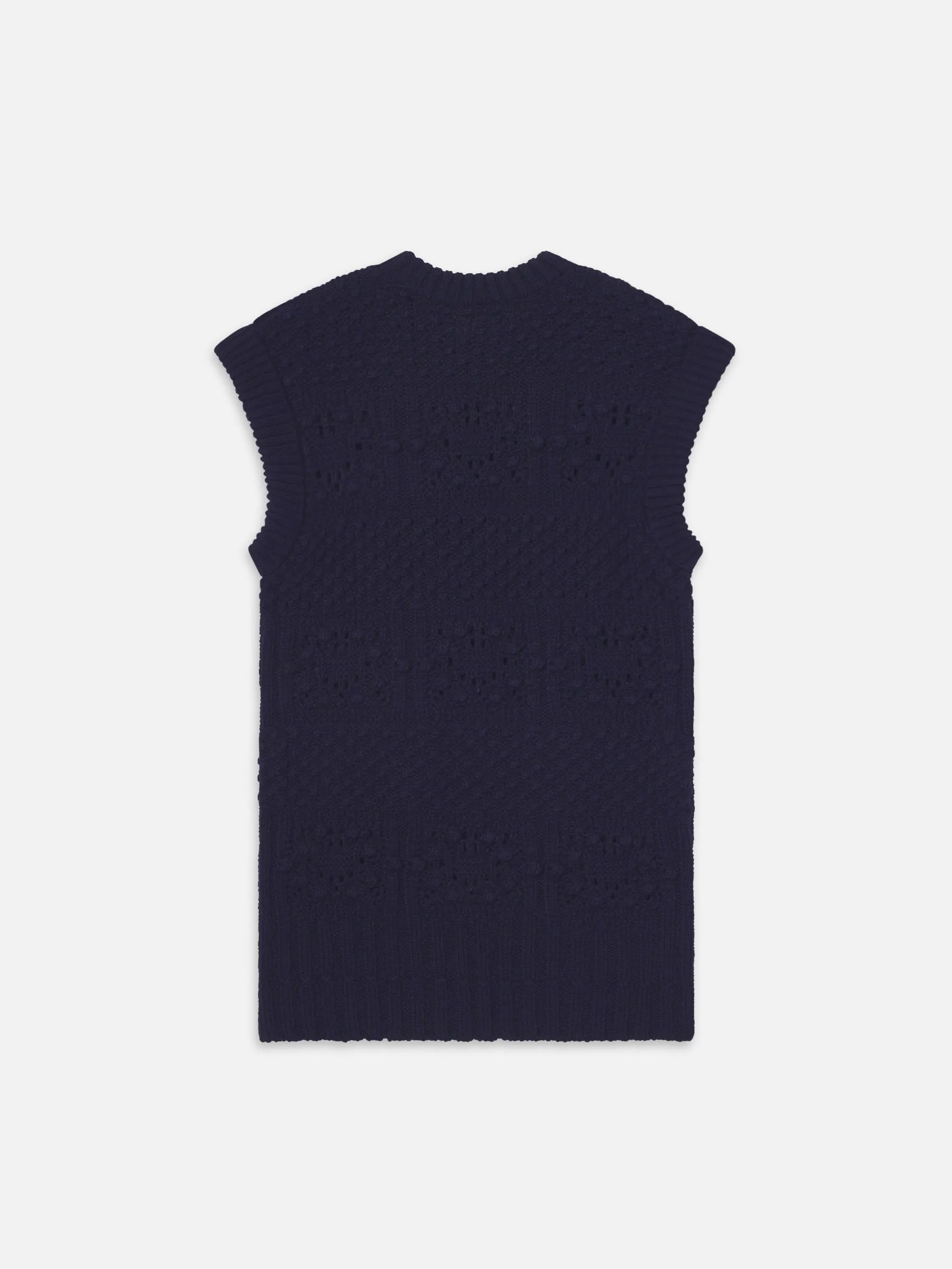 Knitted Vest Dress -- Navy sold by Frame Denim product image thumbnail 4