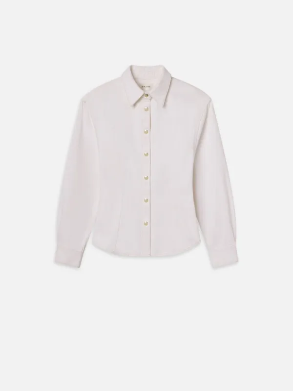 The Sculpted Shirt -- Au Natural Clean sold by Frame Denim