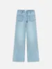 Le Slim Palazzo Bardot Pocket -- Wilson Clean sold by Frame Denim