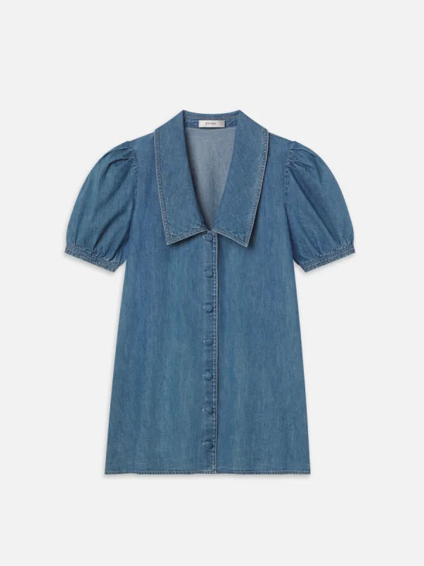 Denim Sailor Dress -- Starlet made by Frame Denim