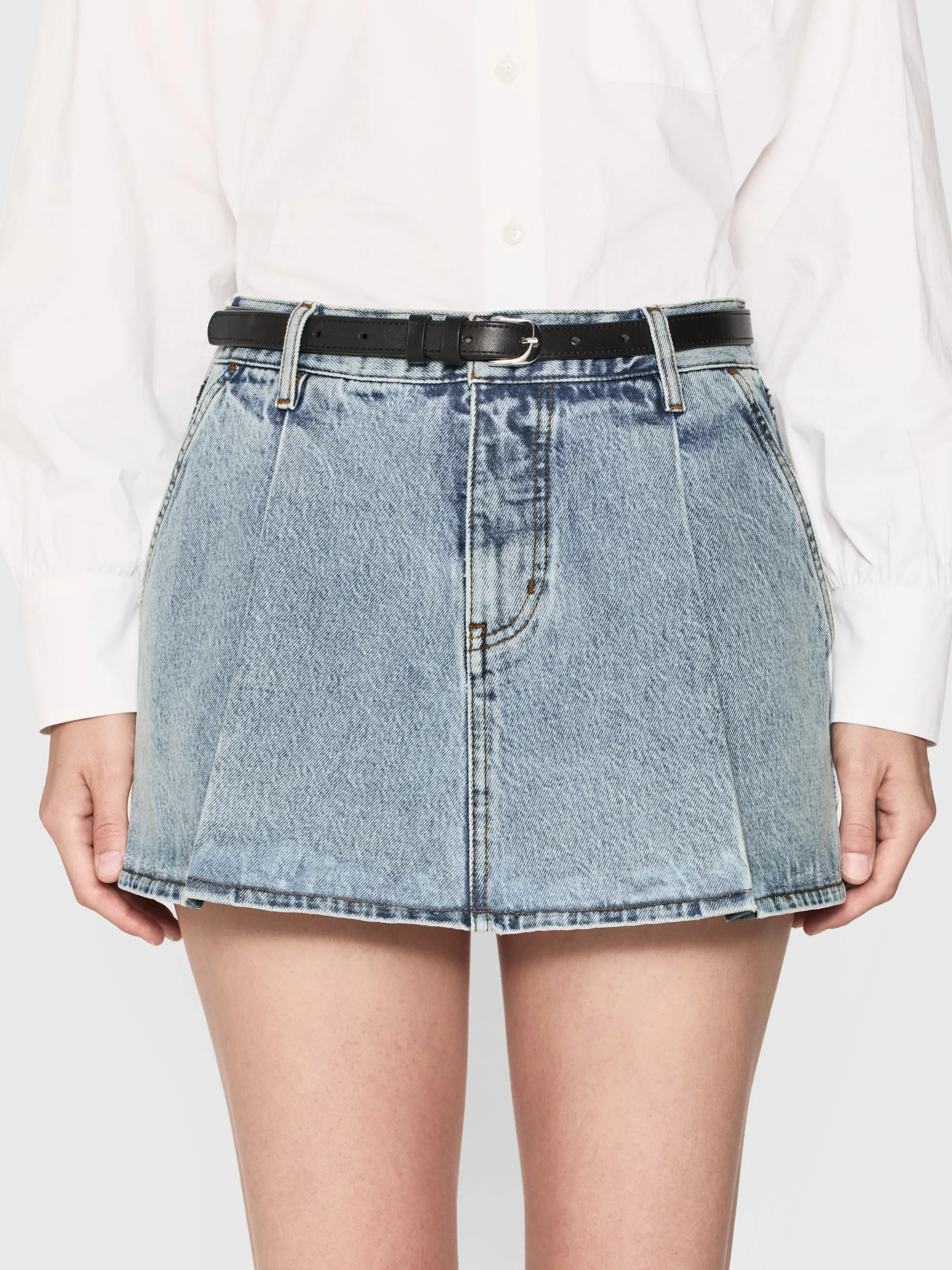The Pleated Skirt -- Outlaw sold by Frame Denim product image thumbnail 3