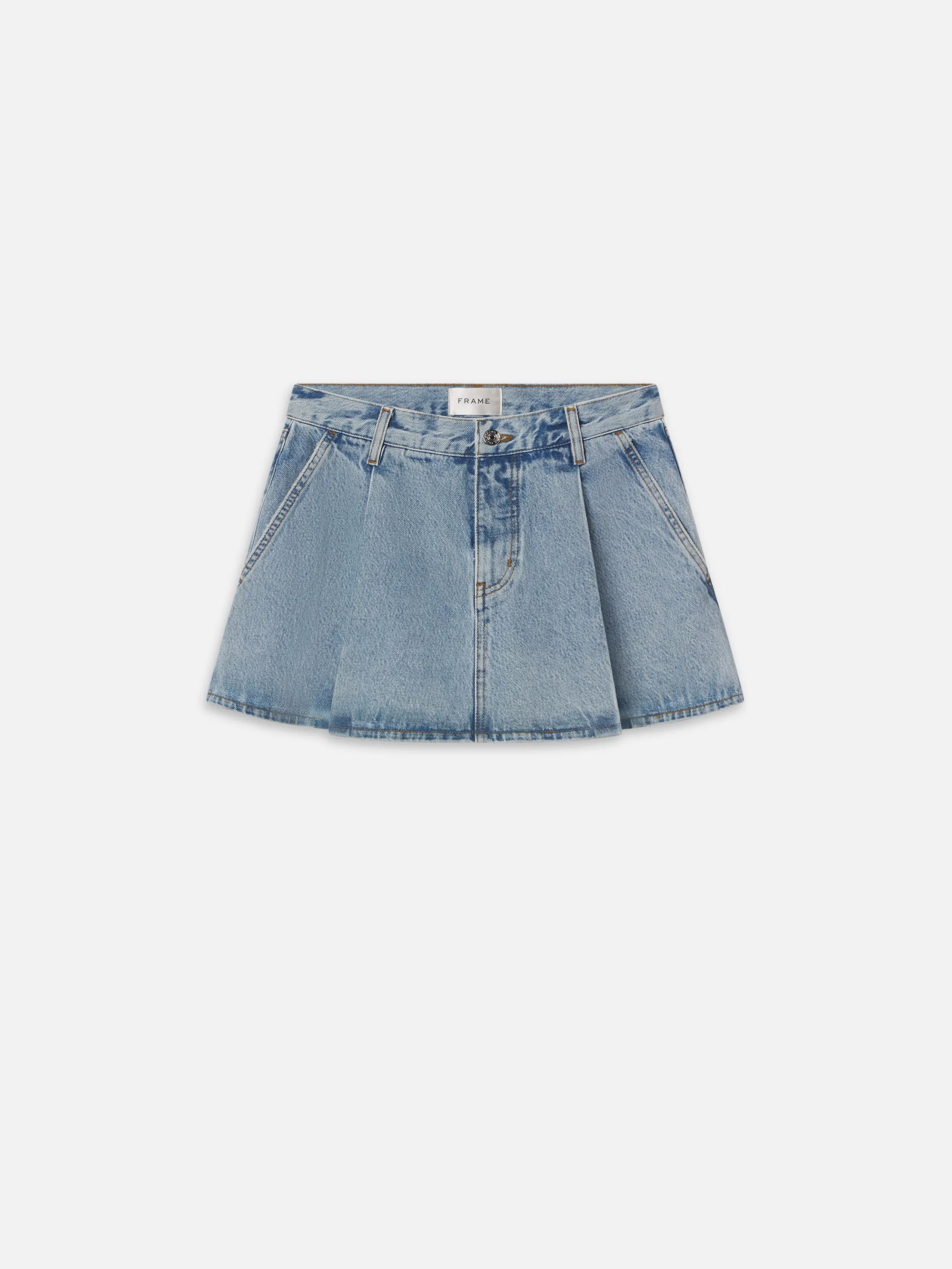 The Pleated Skirt -- Outlaw sold by Frame Denim