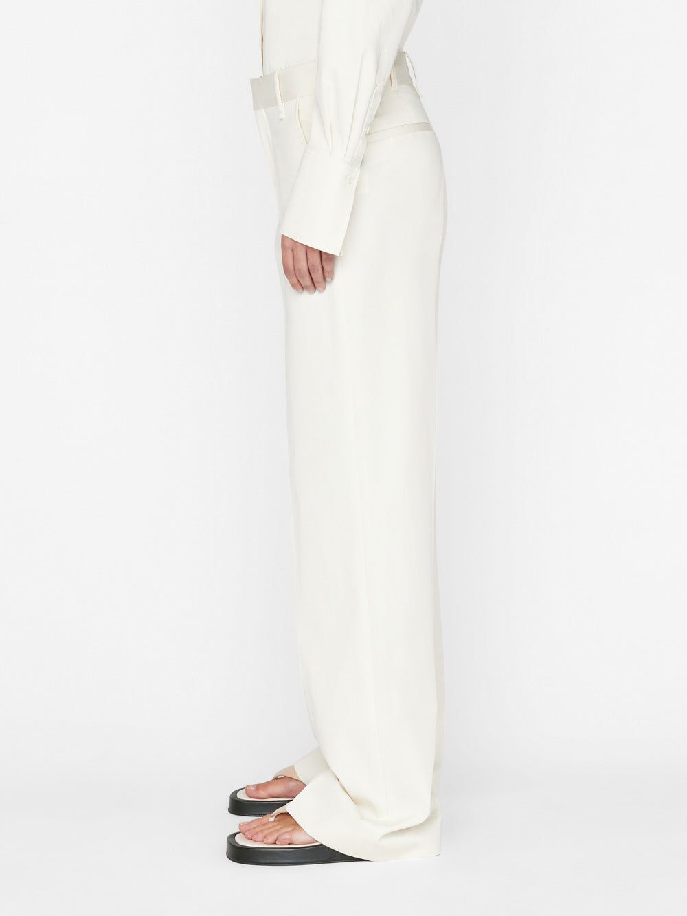 Relaxed Cotton Trouser -- Bone sold by Frame Denim product image thumbnail 4