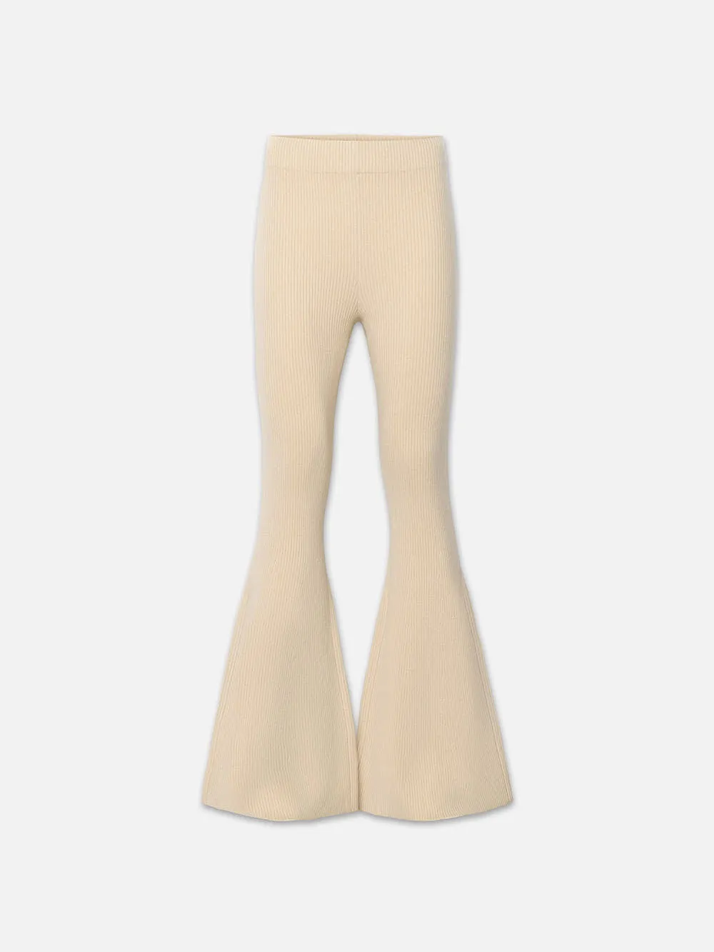 Ribbed Cashmere Flare -- Light Tan sold by Frame Denim