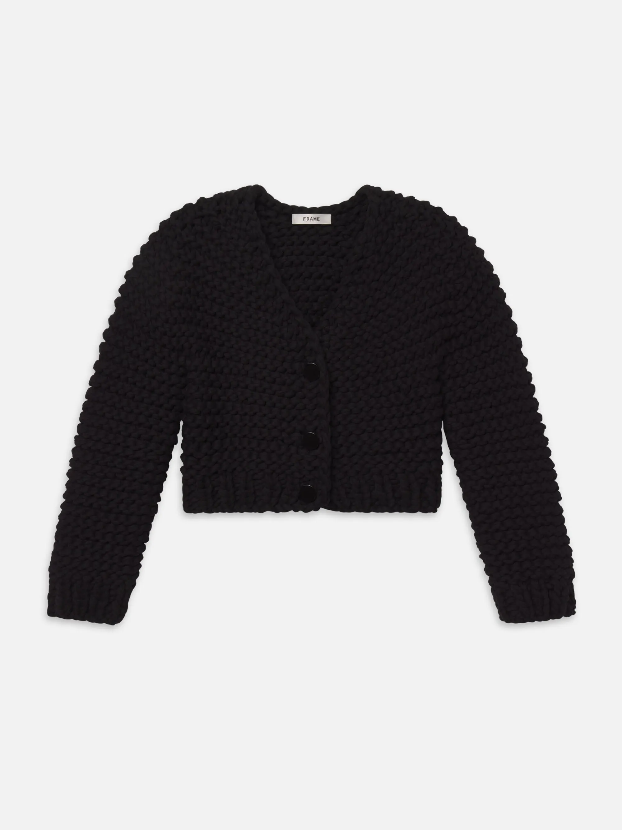 The Bubble Cardi -- Black sold by Frame Denim