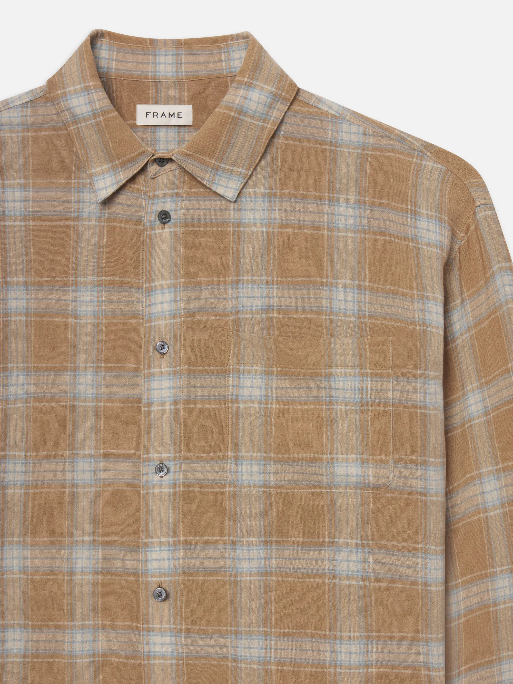 Plaid Shirt -- Beige Plaid sold by Frame Denim product image thumbnail 3