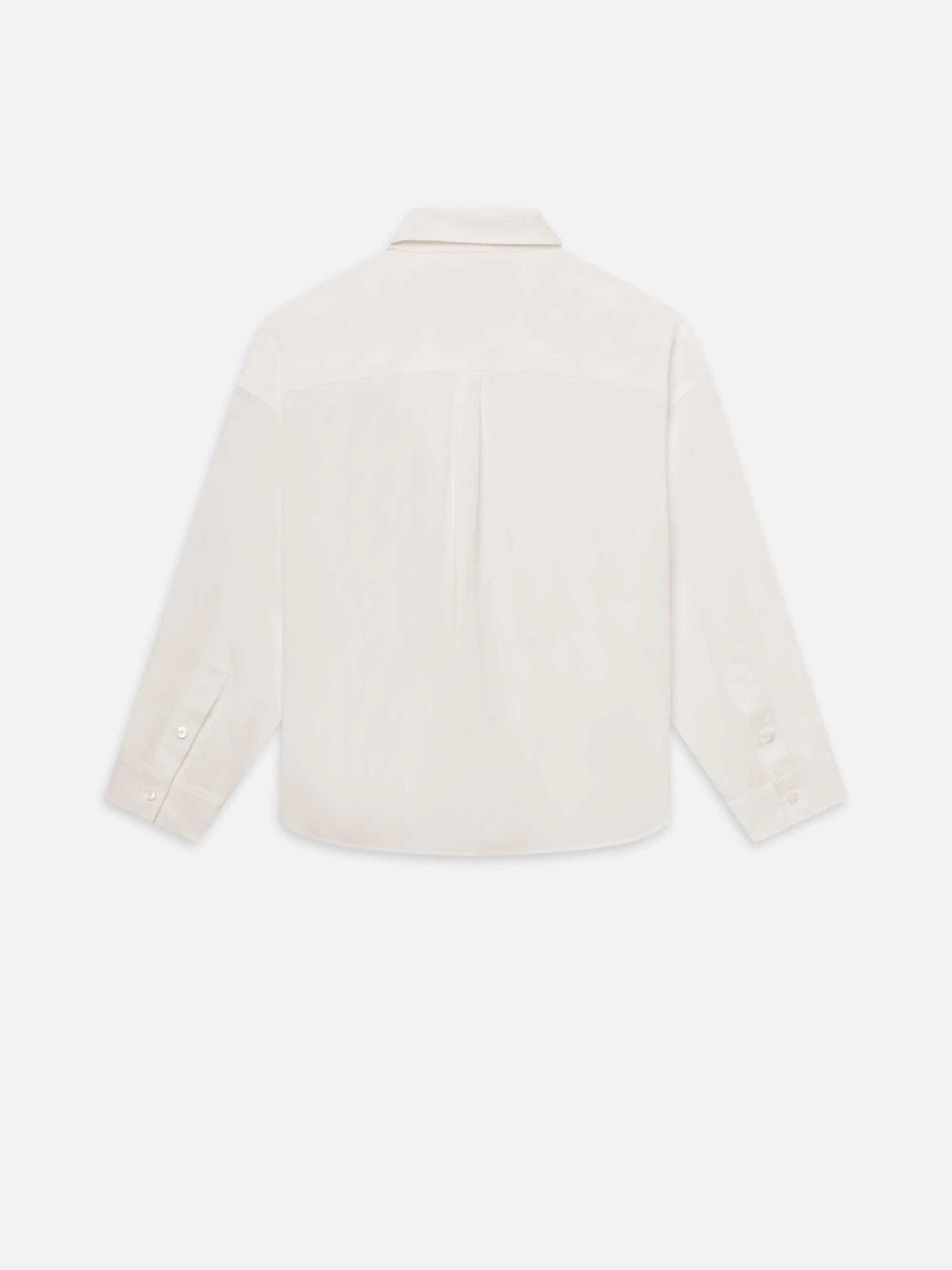 Relaxed Cotton Shirt -- White sold by Frame Denim product image thumbnail 4