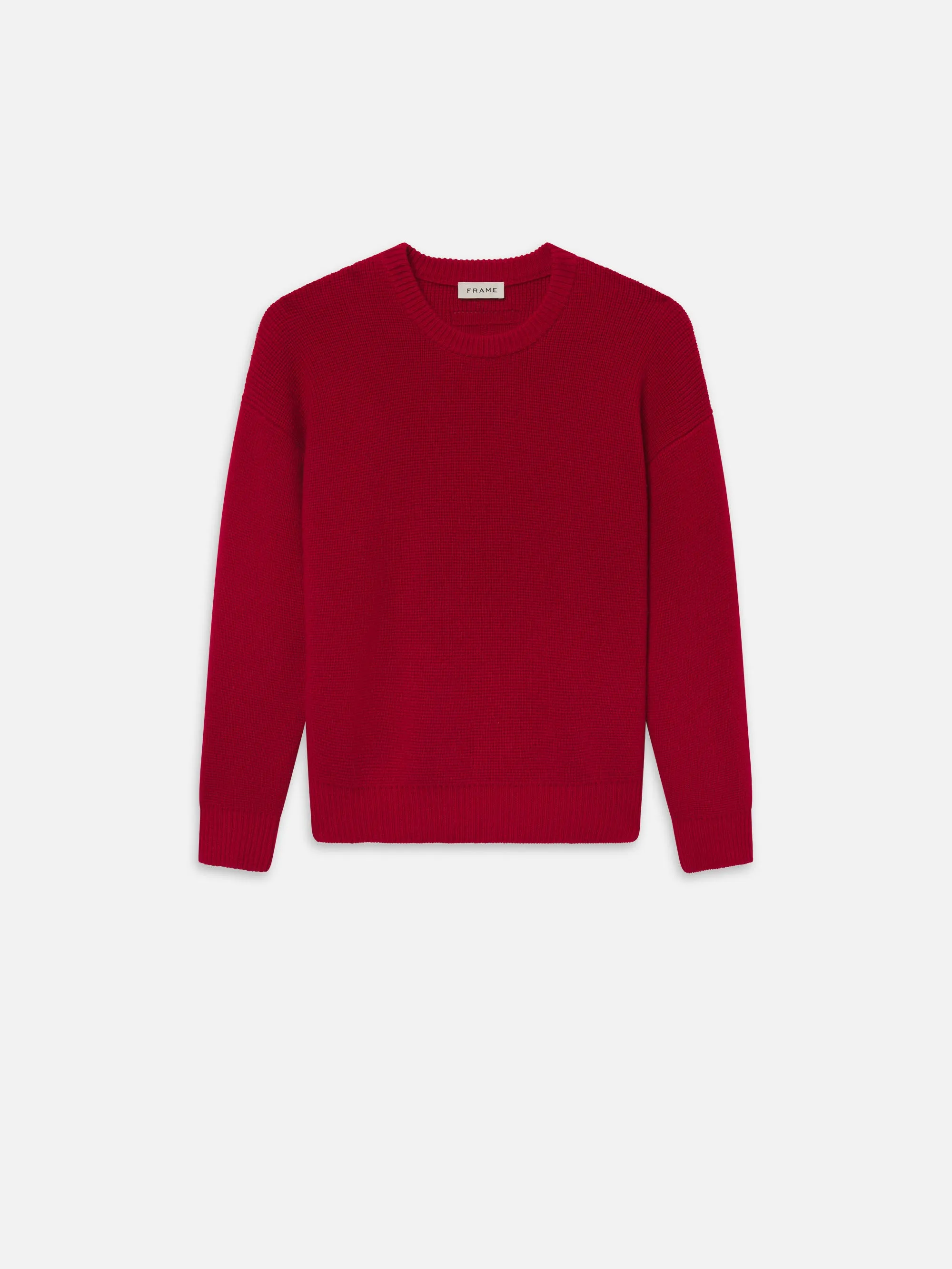 Chunky Sweater -- Spring Red sold by Frame Denim